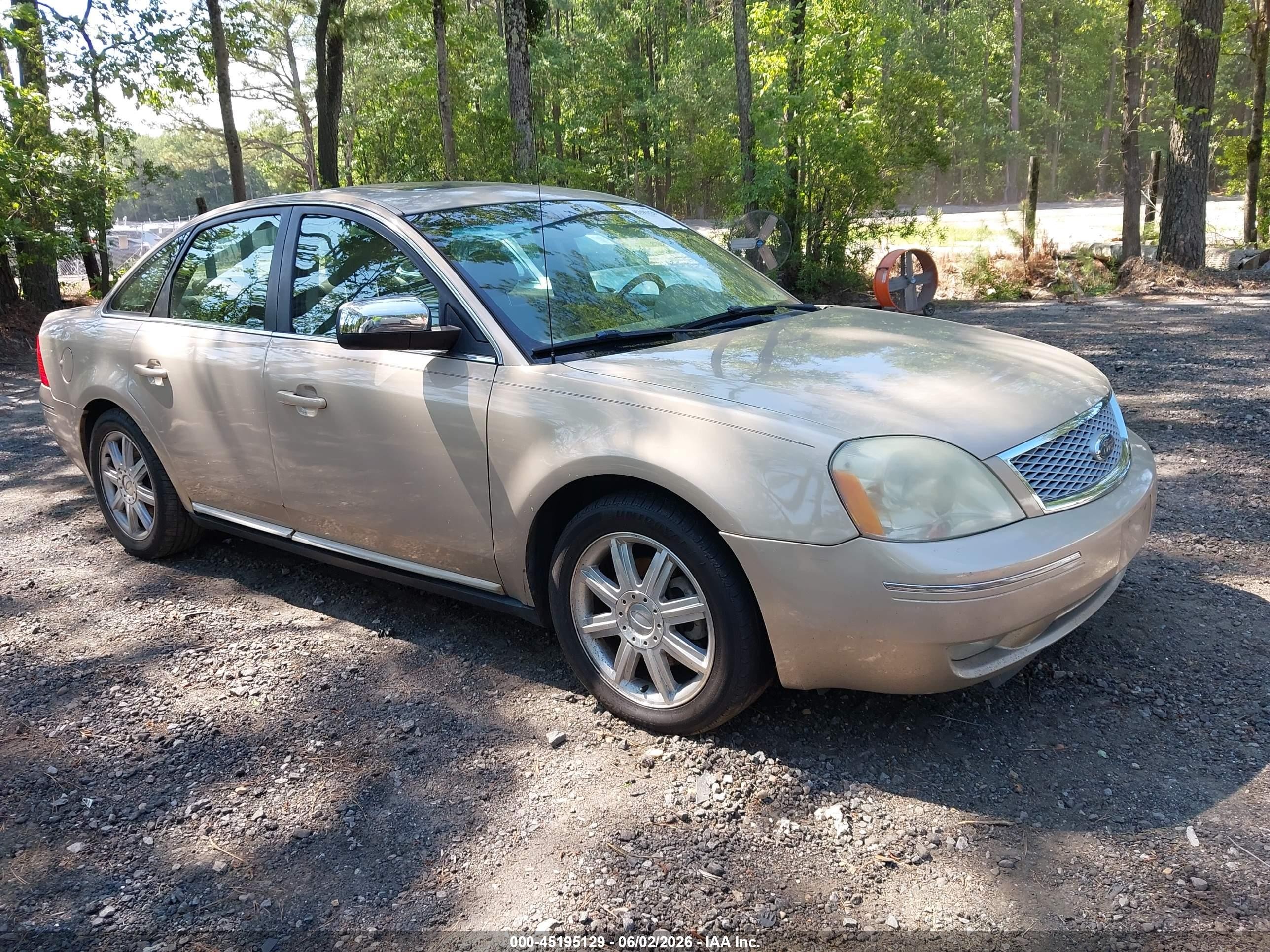 2007 Ford Five Hundred Limited, VIN 1FAFP25167G108830 — Repossession