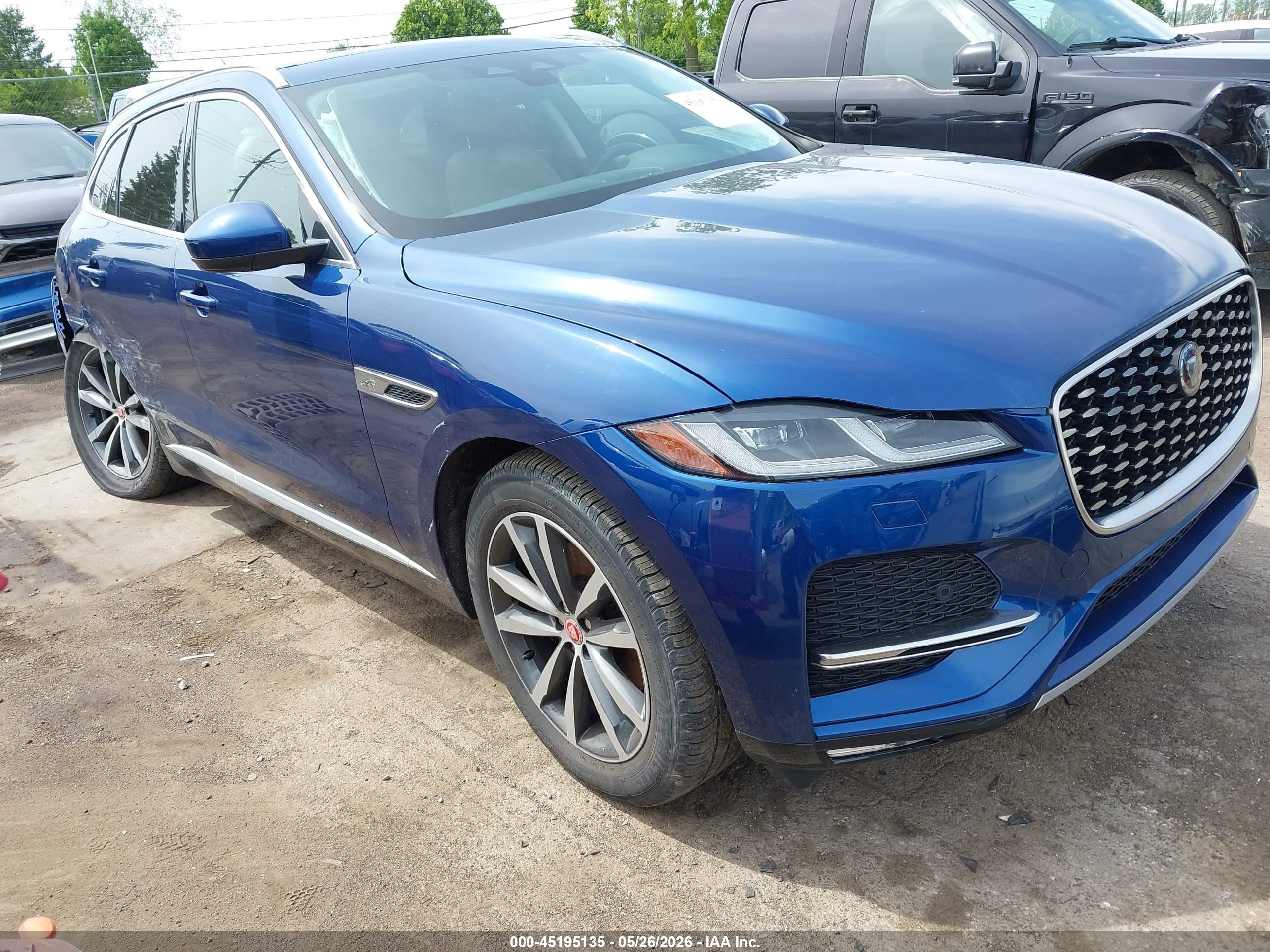 2022 Jaguar F-Pace S, VIN SADCJ2EX1NA702930 — Rear end