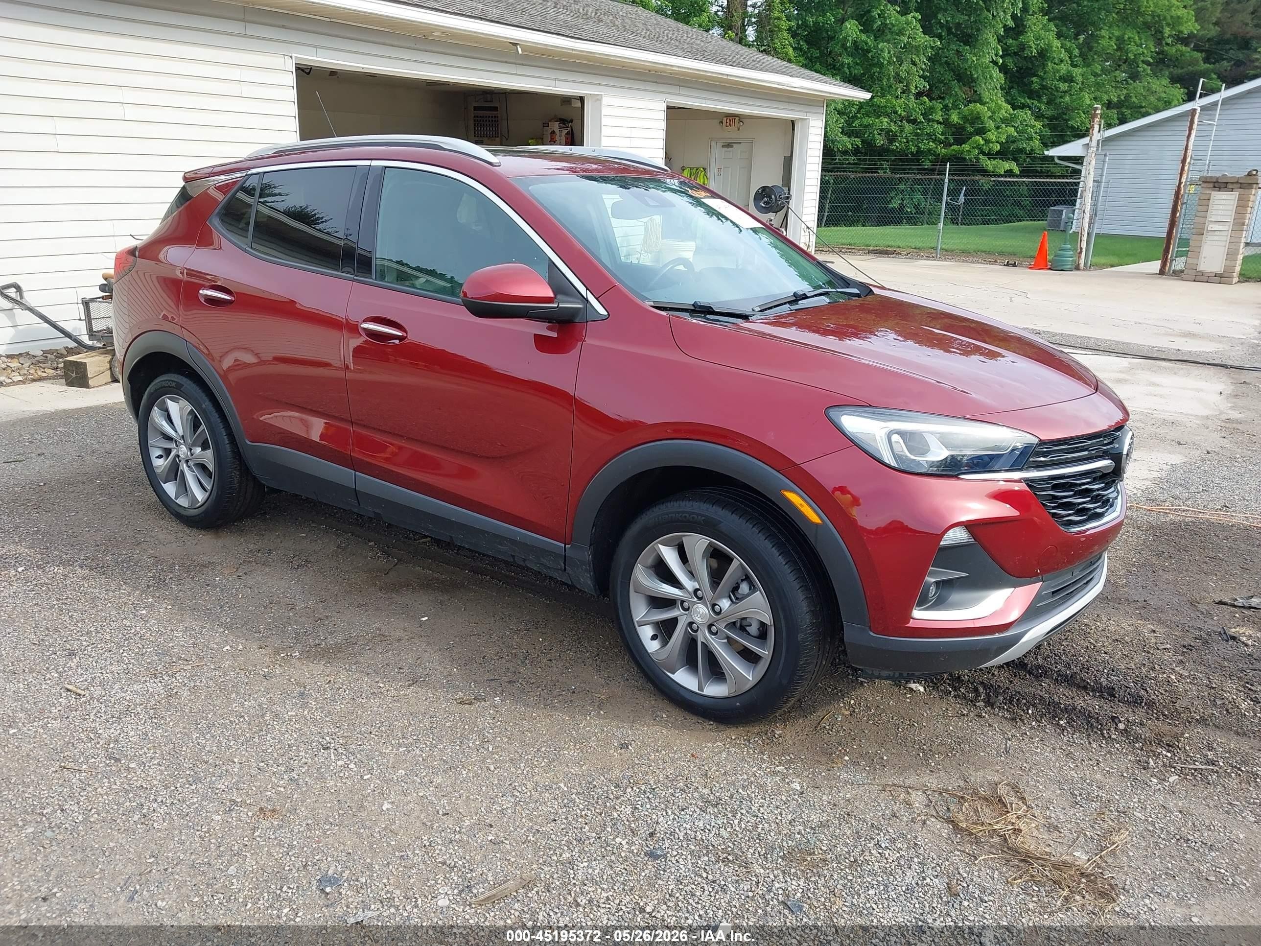 2022 Buick Encore GX Essence, VIN KL4MMGSL9NB117992 — Hail