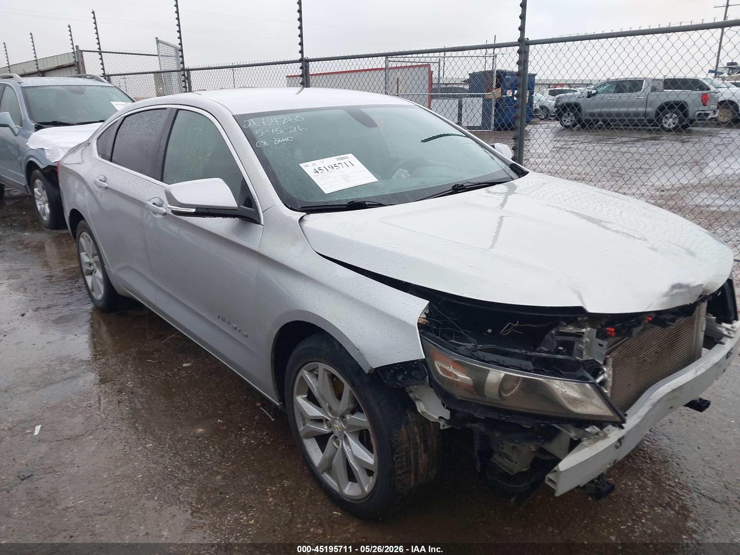 2018 Chevrolet Impala LT, VIN 2G1105S37J9115574 — Front end