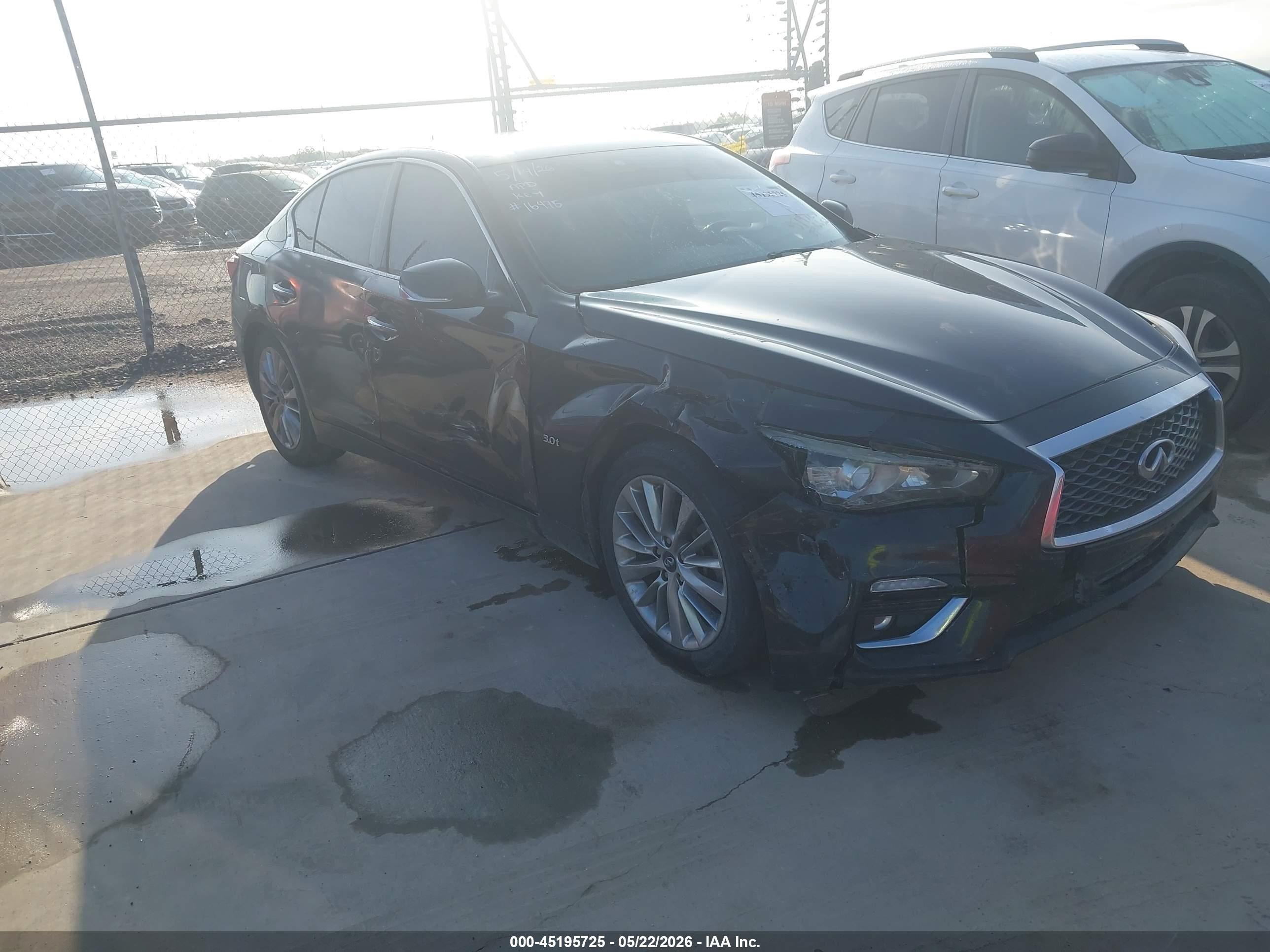 2019 Infiniti Q50 Luxe, VIN JN1EV7AP8KM515273 — Repossession
