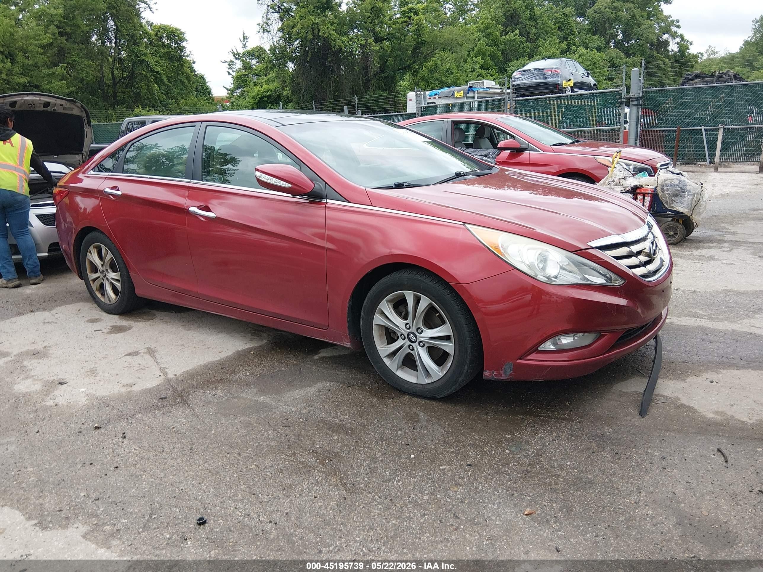 2012 Hyundai Sonata Limited, VIN 5NPEC4AC5CH422317 — Normal wear