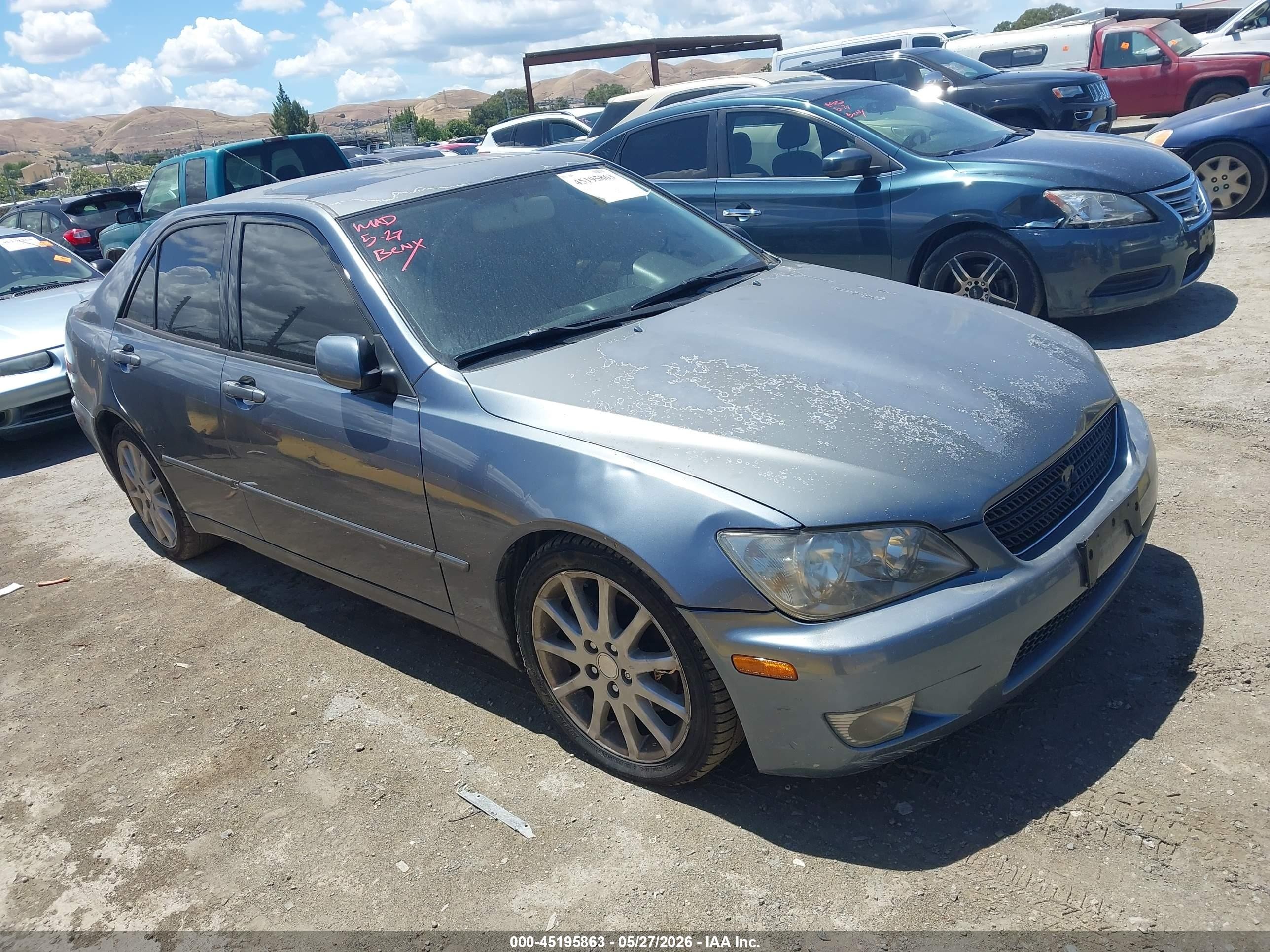 2004 Lexus IS 300/350, VIN JTHBD192340088828 — Normal wear