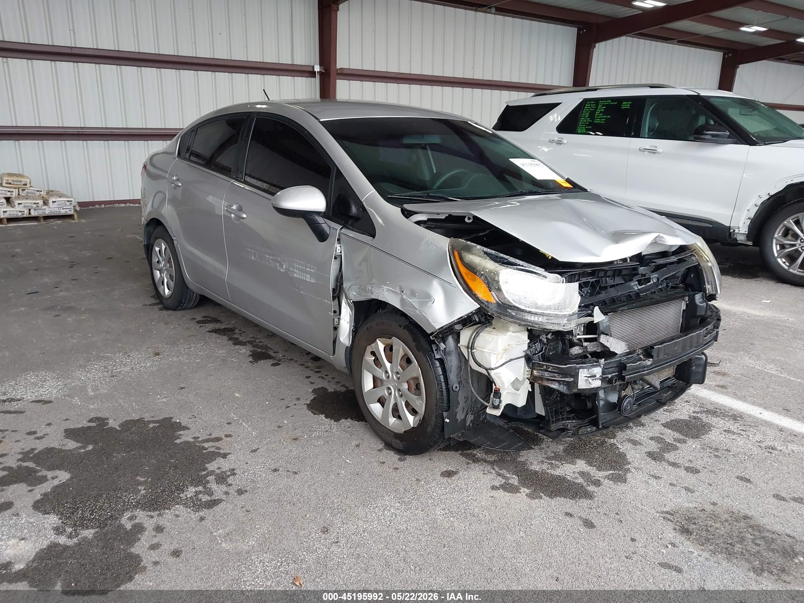 2016 Kia Rio LX, VIN KNADM4A30G6596060 — Front end