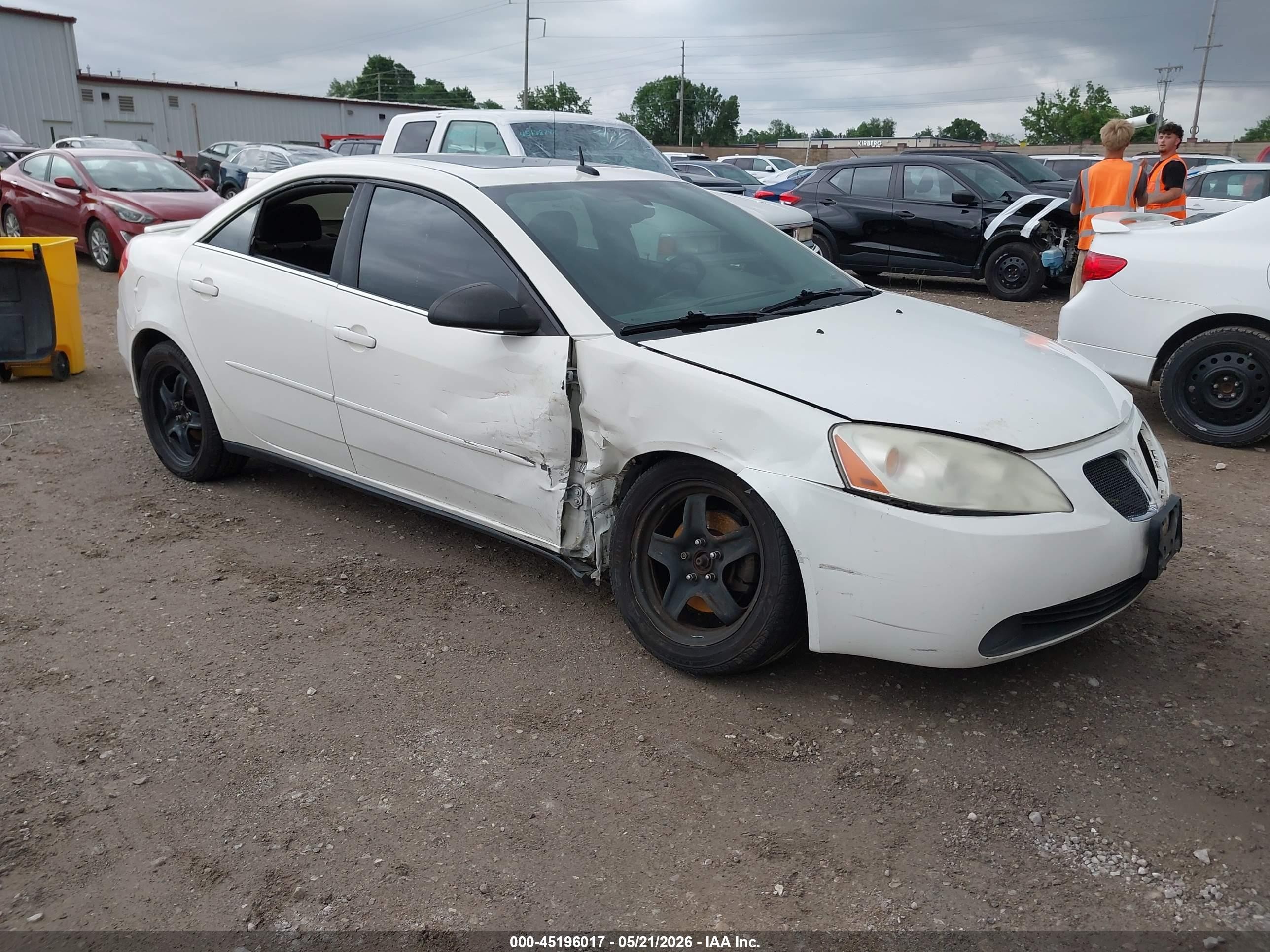 2008 Pontiac G6, VIN 1G2ZG57B184189595 — Hail