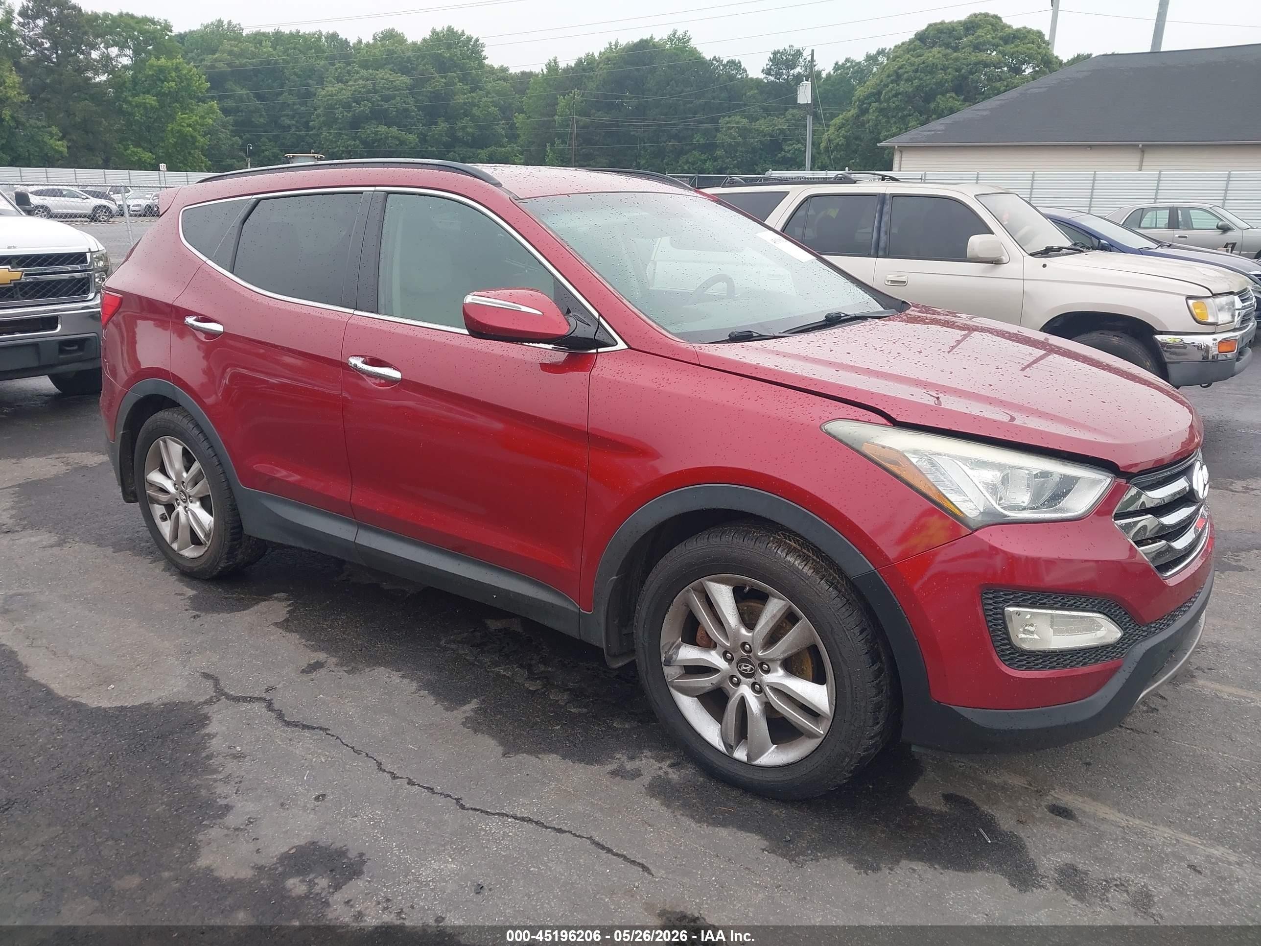 2013 Hyundai Santa Fe Sport, VIN 5XYZU3LA7DG096629 — Normal wear