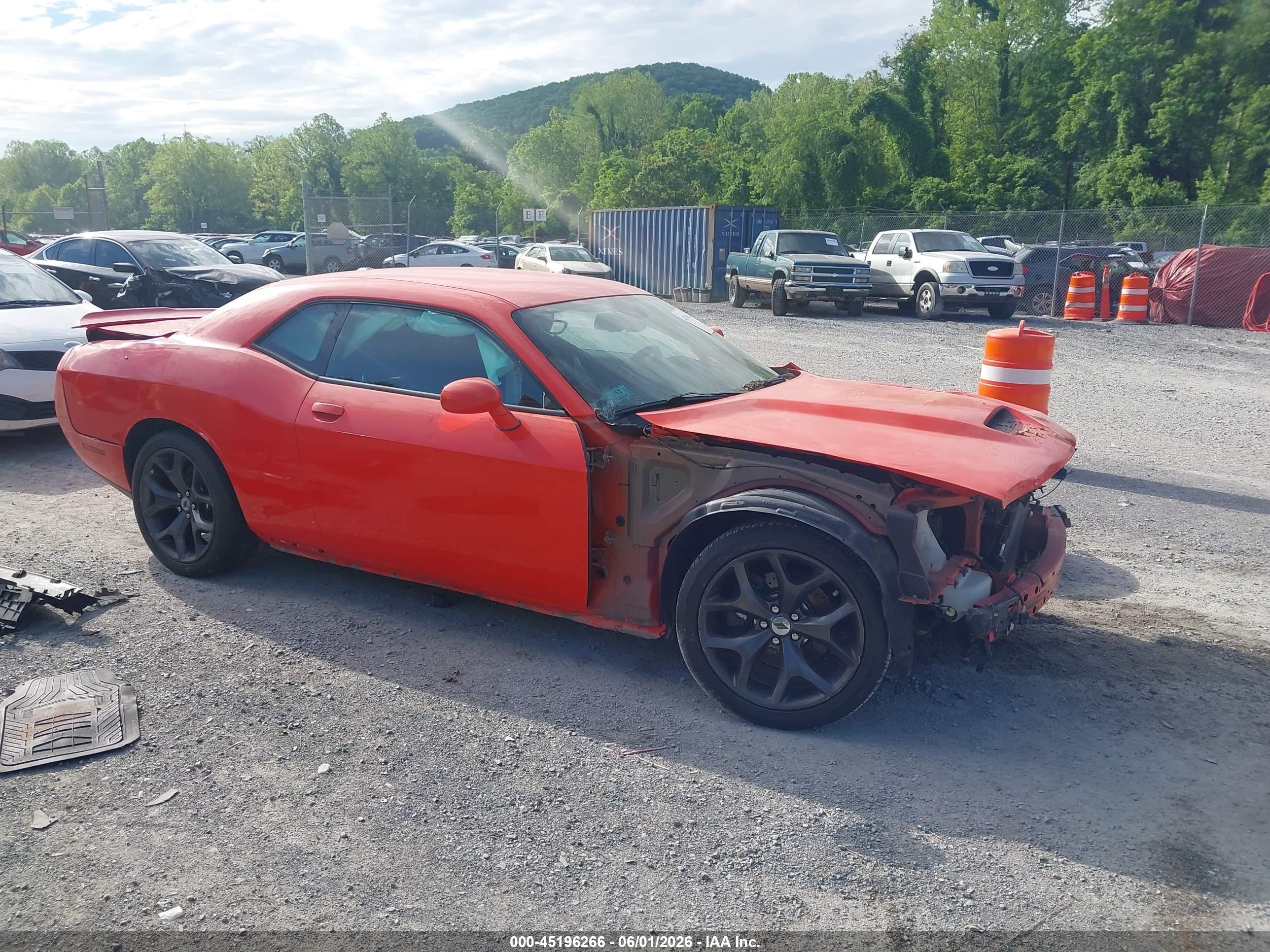 2019 Dodge Challenger R/T, VIN 2C3CDZBT2KH705205 — Rollover