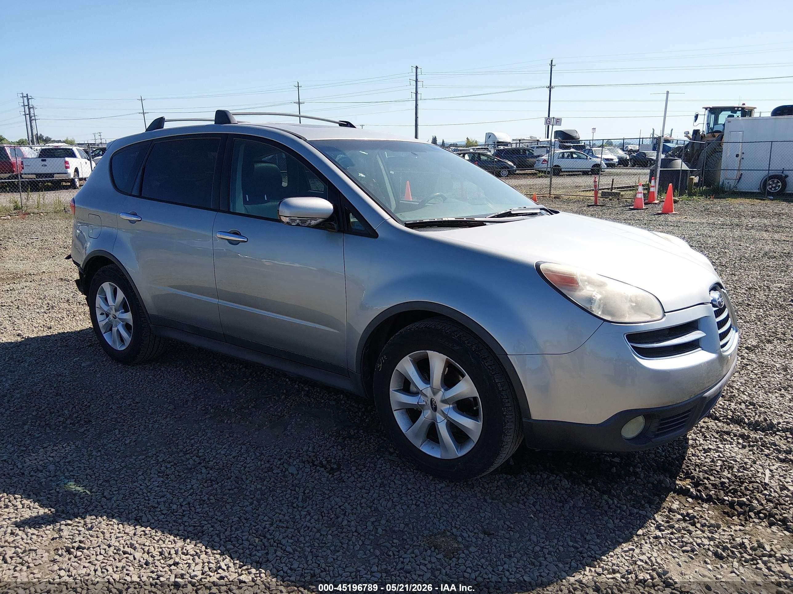 2006 Subaru Tribeca 5-Pass, VIN 4S4WX82C164416244 — Rear end