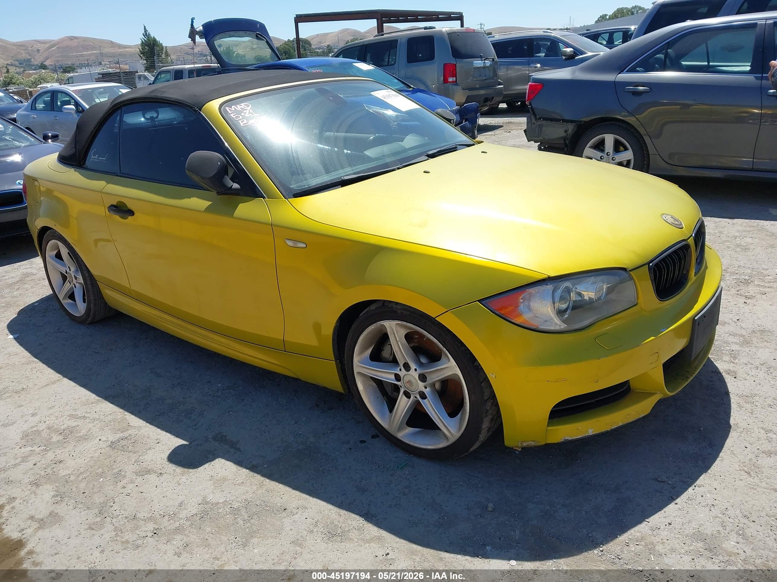 2010 BMW 1 Series 135i, VIN WBAUN9C51AVK41338 — Normal wear