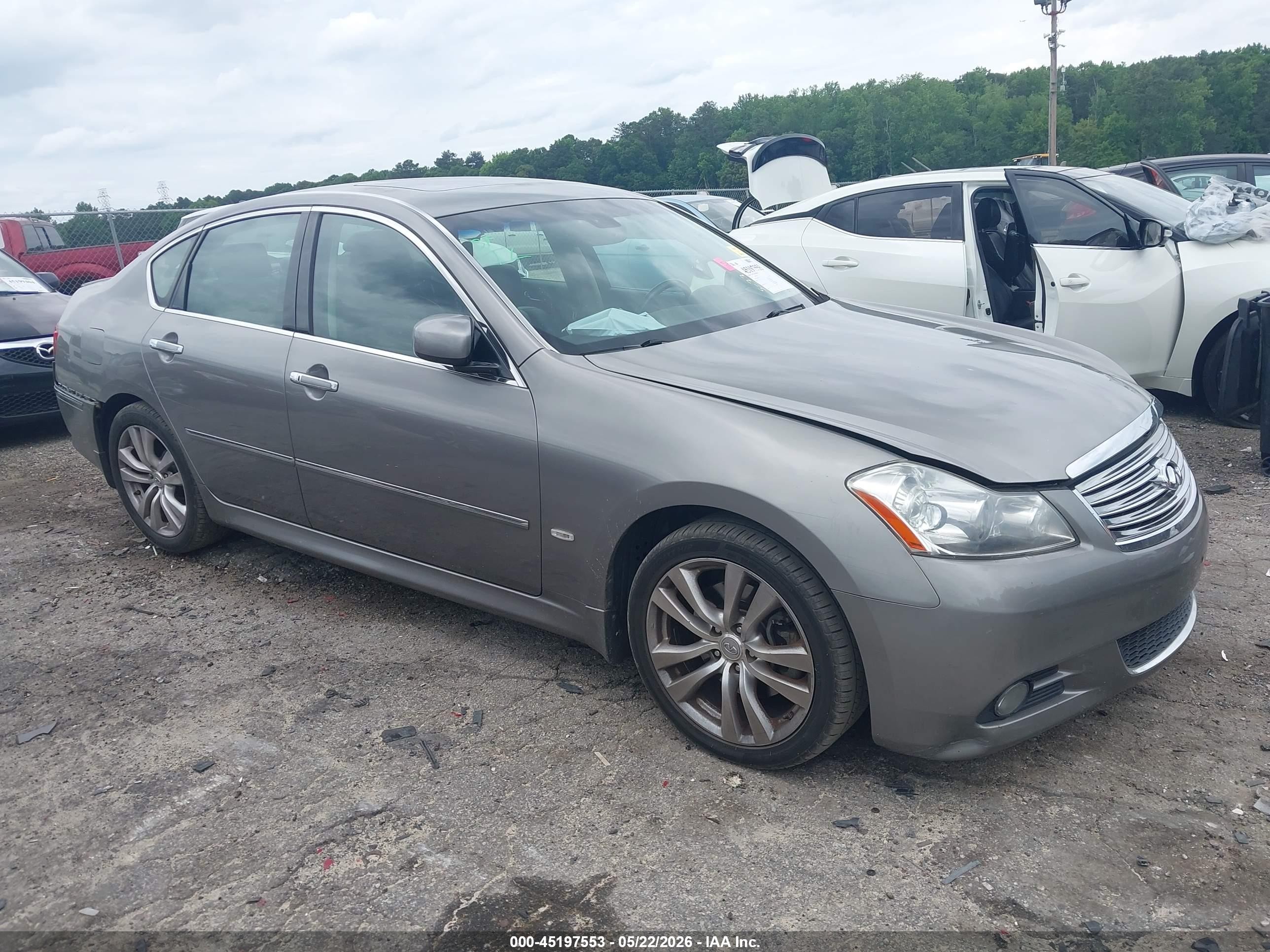 2010 Infiniti M, VIN JN1CY0AP4AM911575 — Rear end