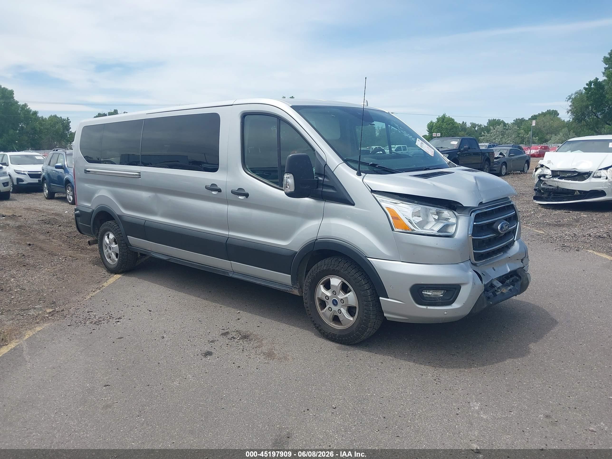 2020 Ford Transit Passenger XL, VIN 1FBAX2Y81LKA26349 — Front end