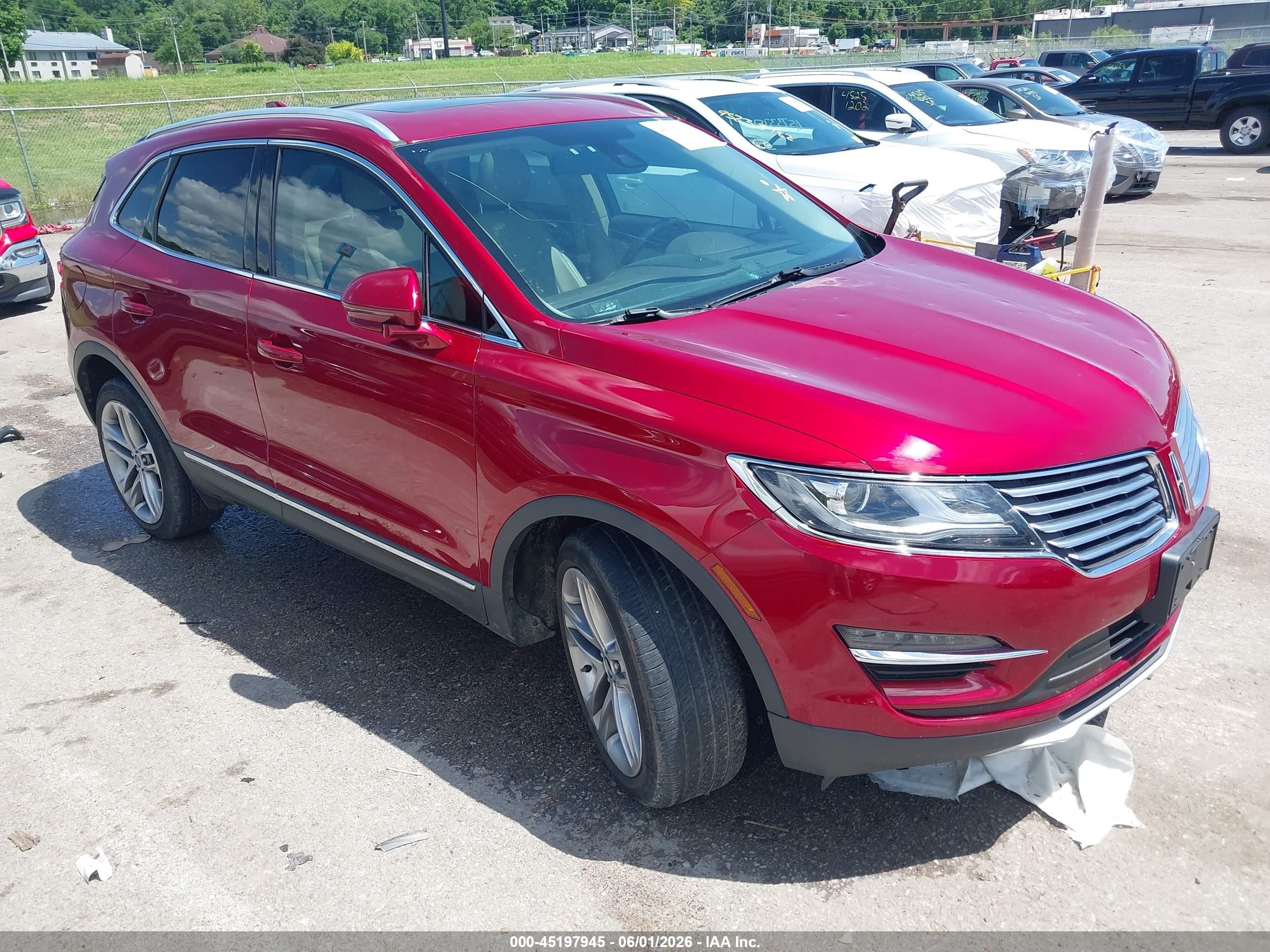 2017 Lincoln MKC Reserve, VIN 5LMCJ3D91HUL71881 — Hail
