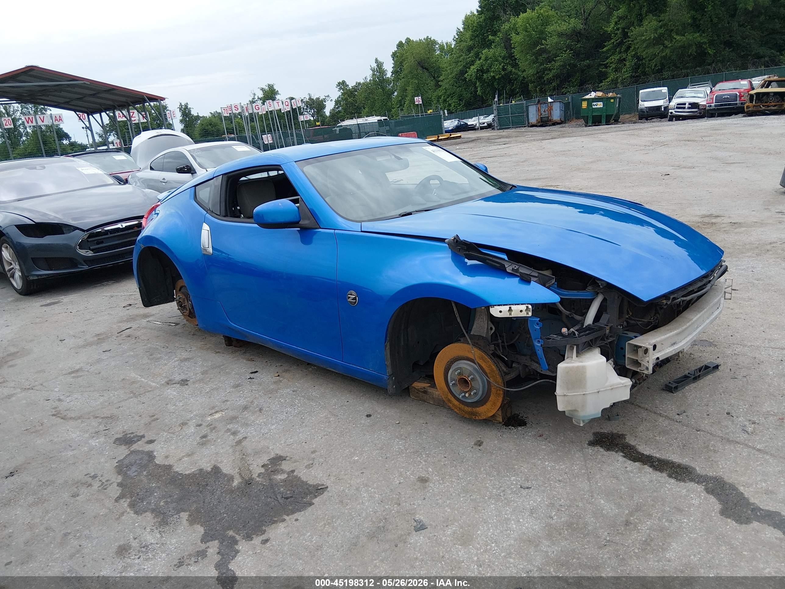 2009 Nissan 370Z Touring, VIN JN1AZ44E49M402930 — Front end