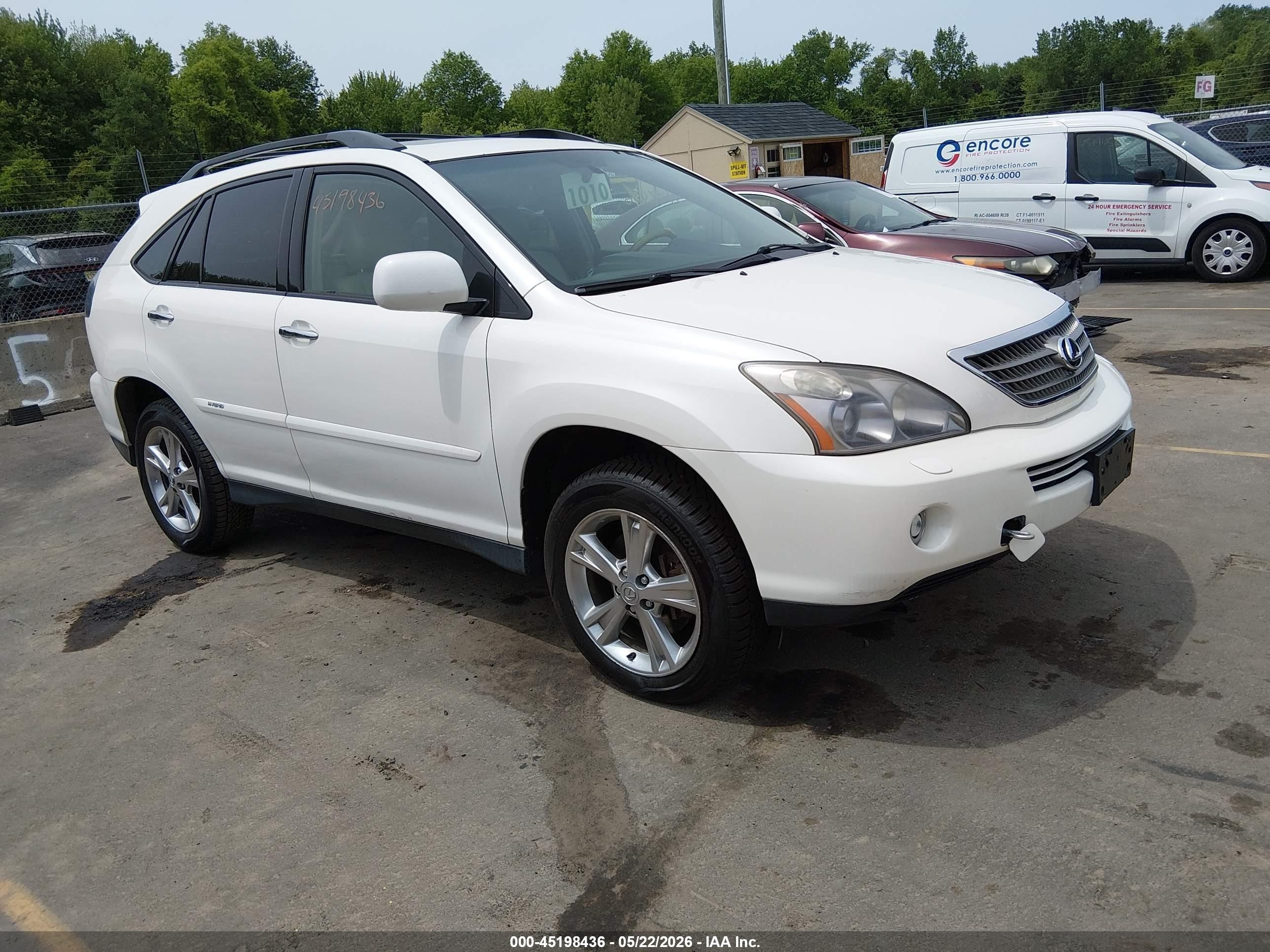 2008 Lexus RX 400h, VIN JTJHW31U882861590 — Electrical
