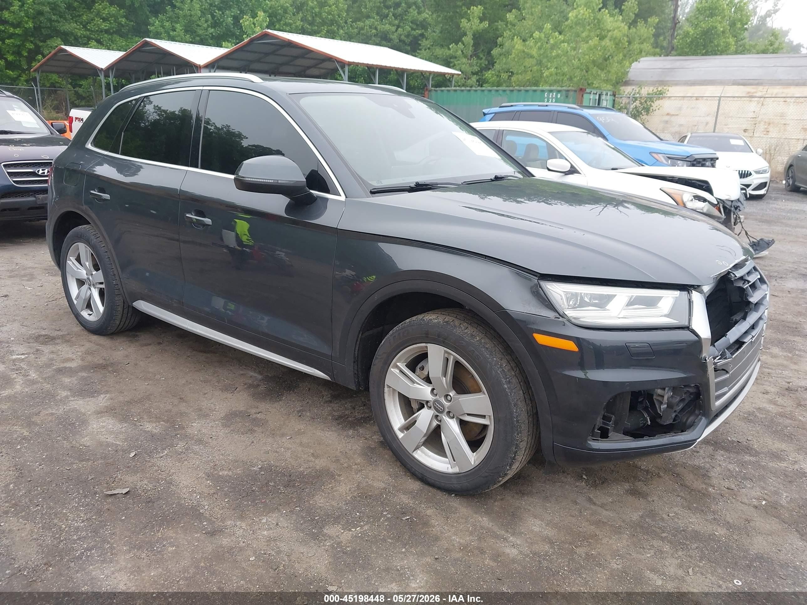 2018 Audi Q5 Premium Plus, VIN WA1BNAFY0J2223507 — Front end