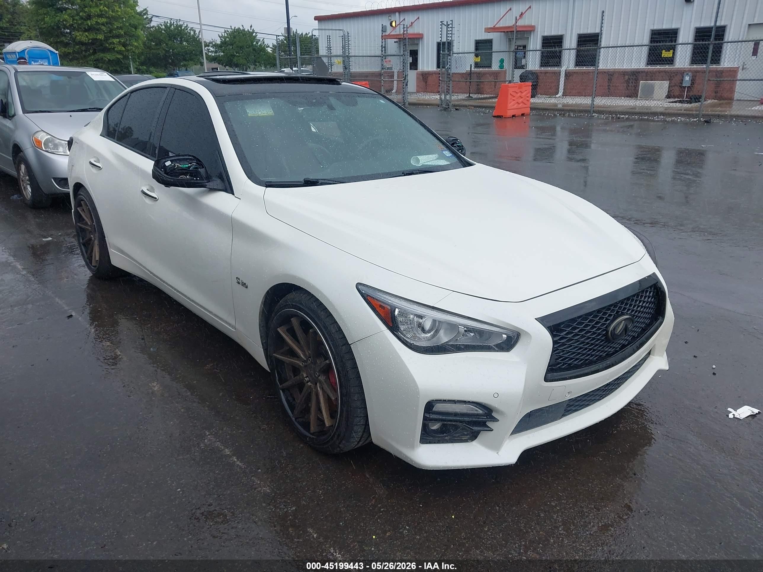 2017 Infiniti Q50 Red Sport 400, VIN JN1FV7AR8HM870569 — Theft recovery
