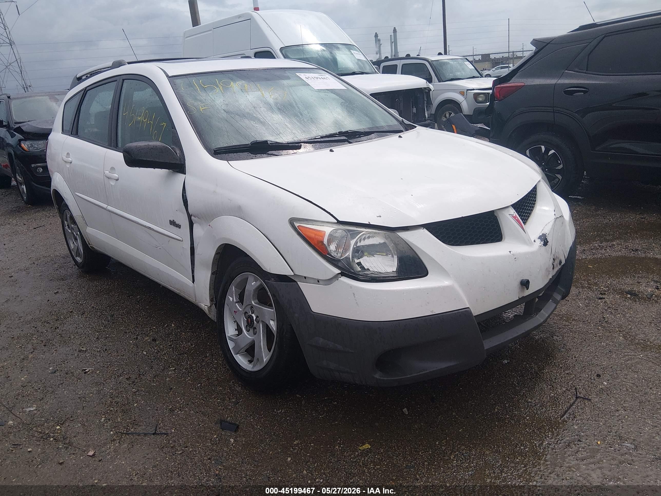 2003 Pontiac Vibe, VIN 5Y2SL62803Z444775 — Перед