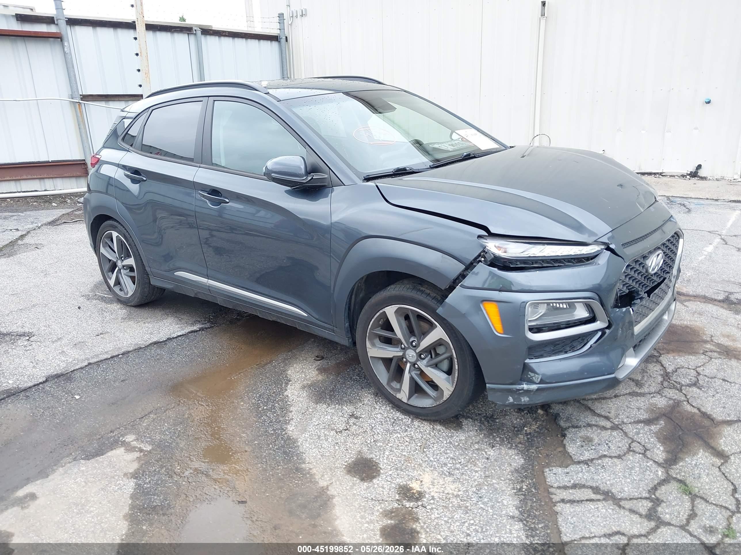 2021 Hyundai Kona Limited, VIN KM8K33A50MU708240 — Front end