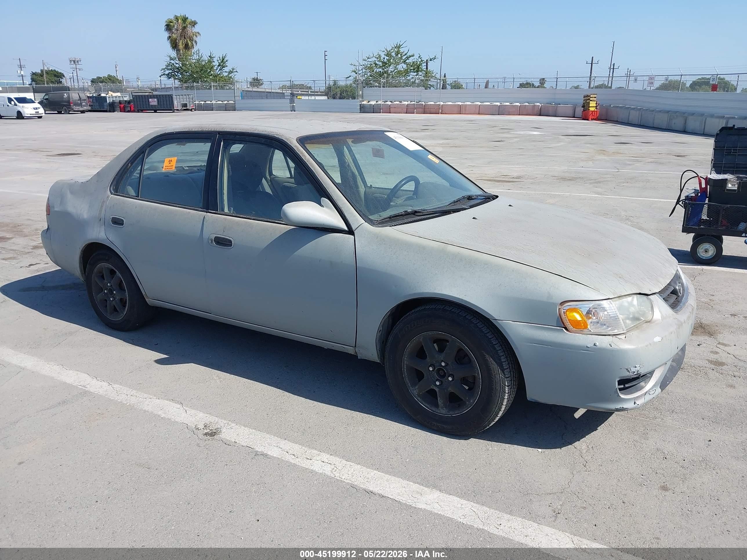 2001 Toyota Corolla LE, VIN 1NXBR12E11Z500039 — Biohazard / chemical