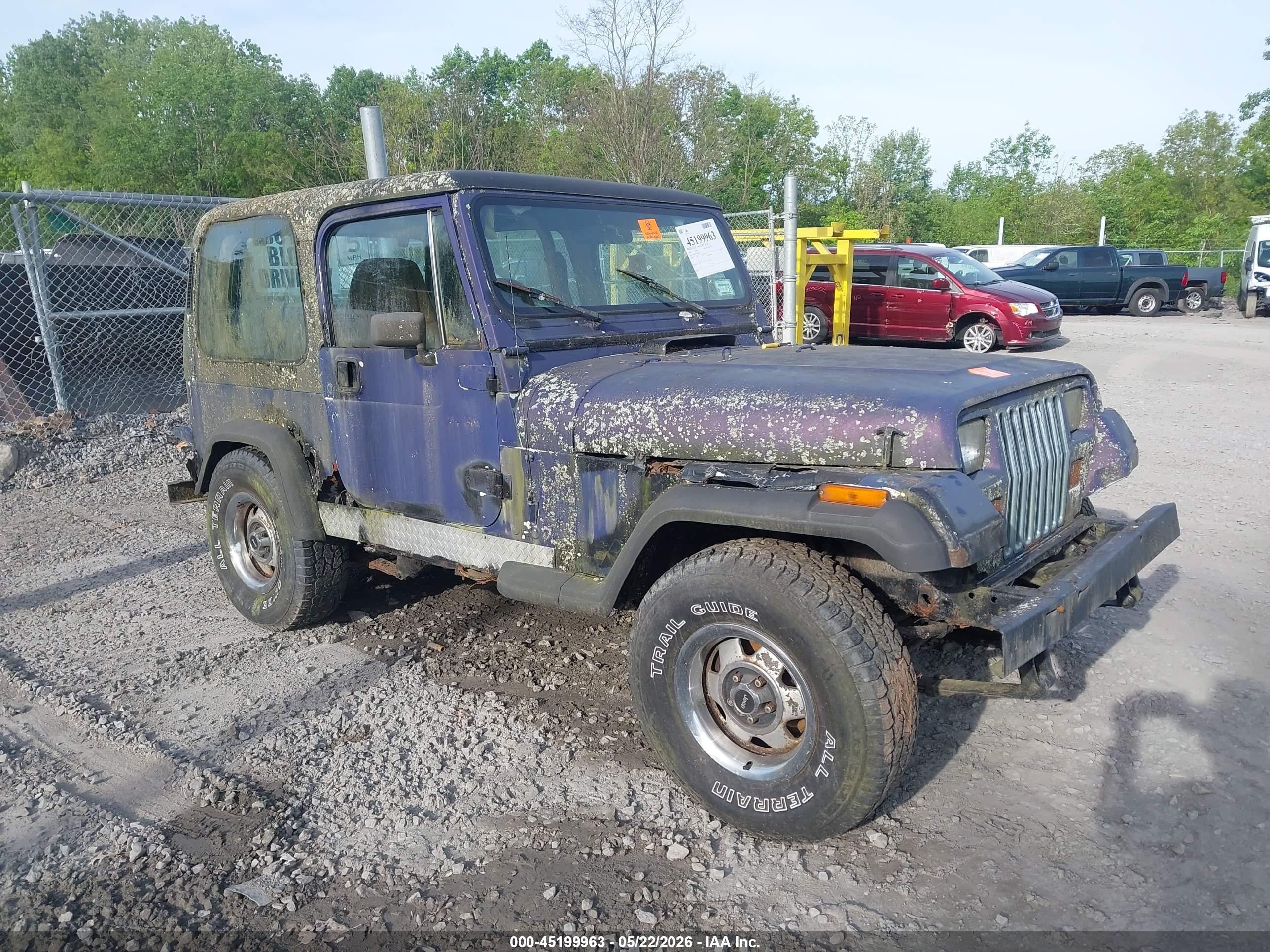 1993 Jeep Wrangler S, VIN 1J4FY19P1PP220851 — Normal wear