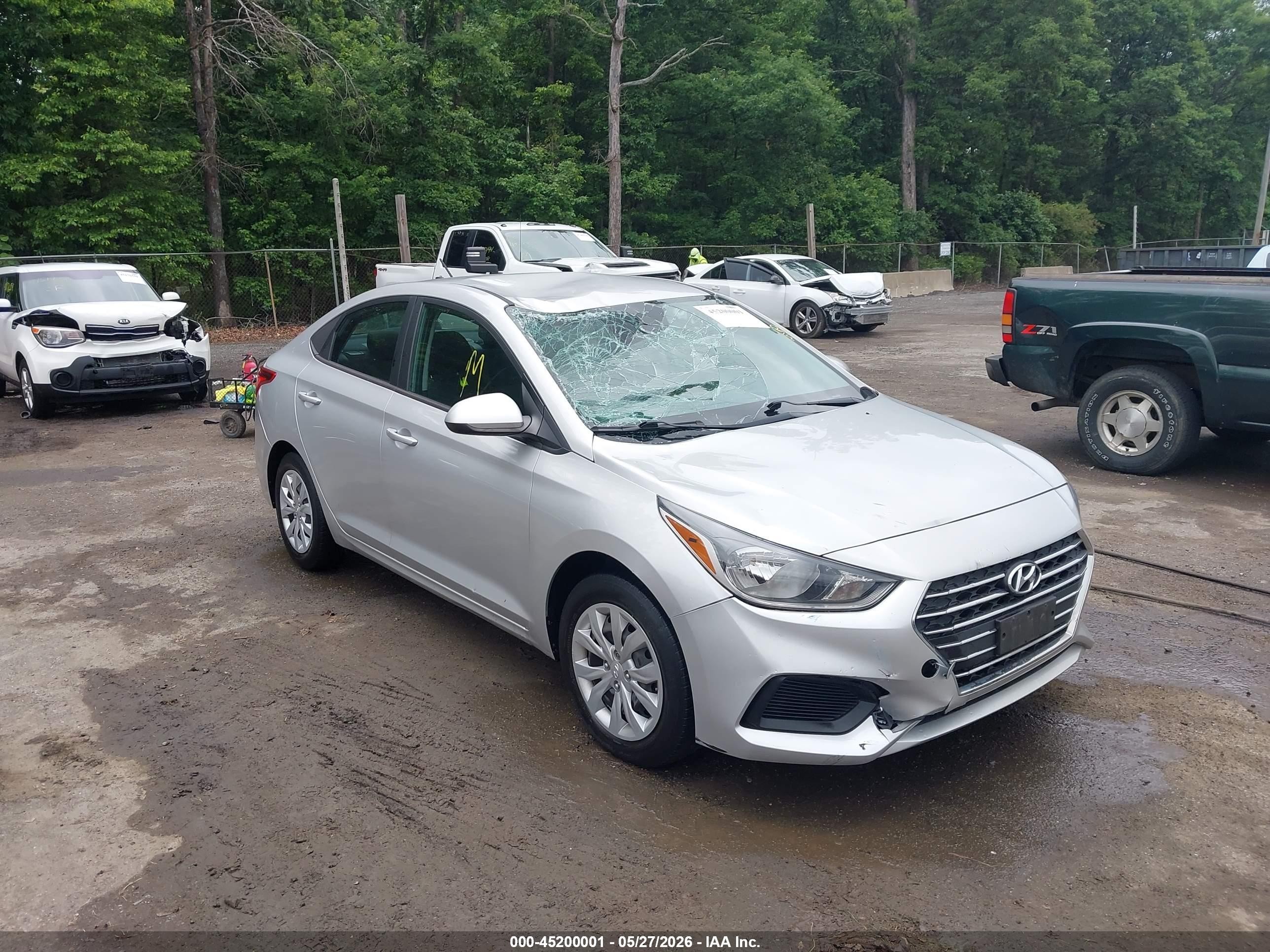 2022 Hyundai Accent SE, VIN 3KPC24A60NE160914 — Roof