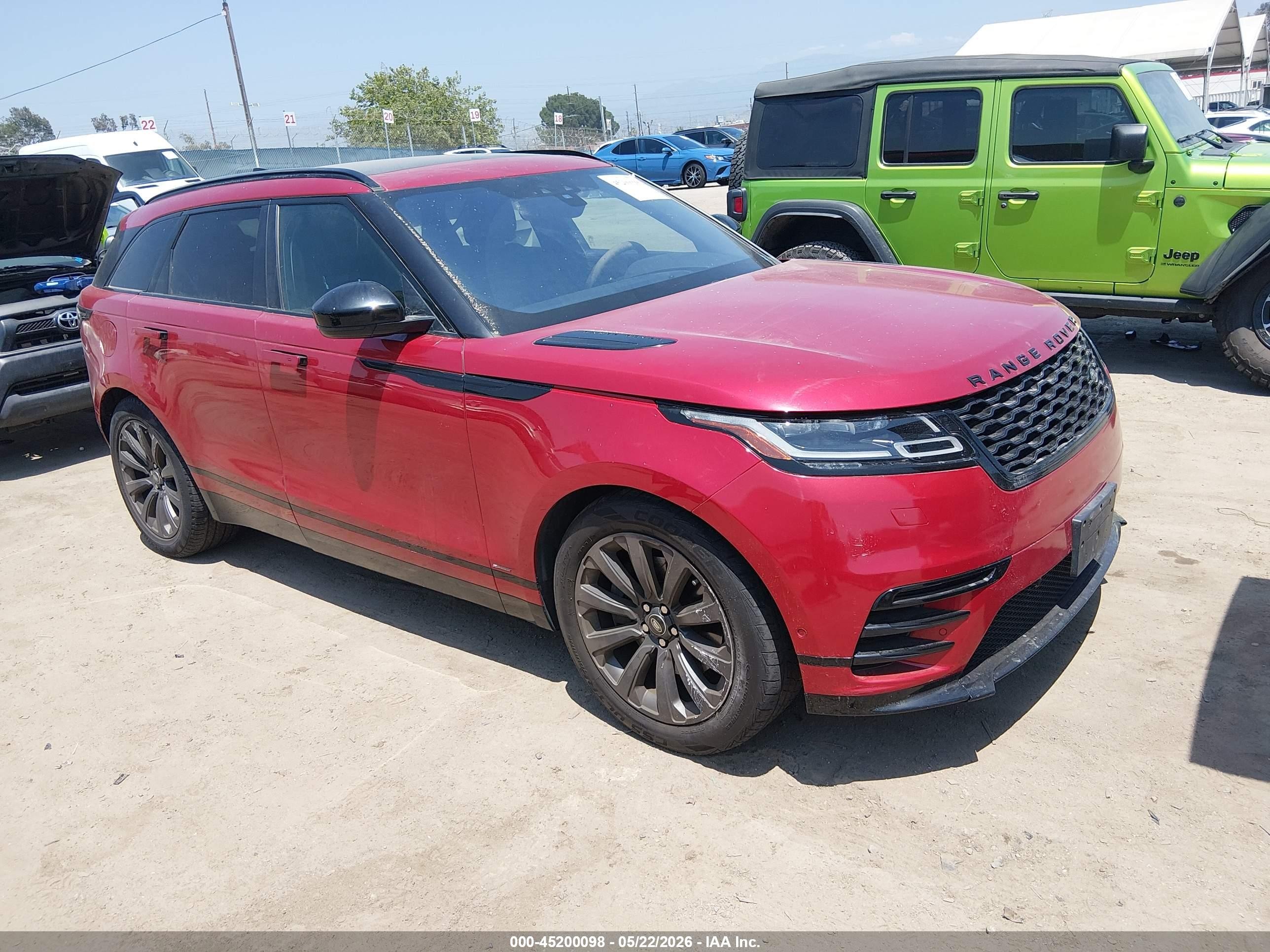 2019 Land Rover Range Rover Velar R-Dynamic SE, VIN SALYL2FV9KA221692 — Rear end