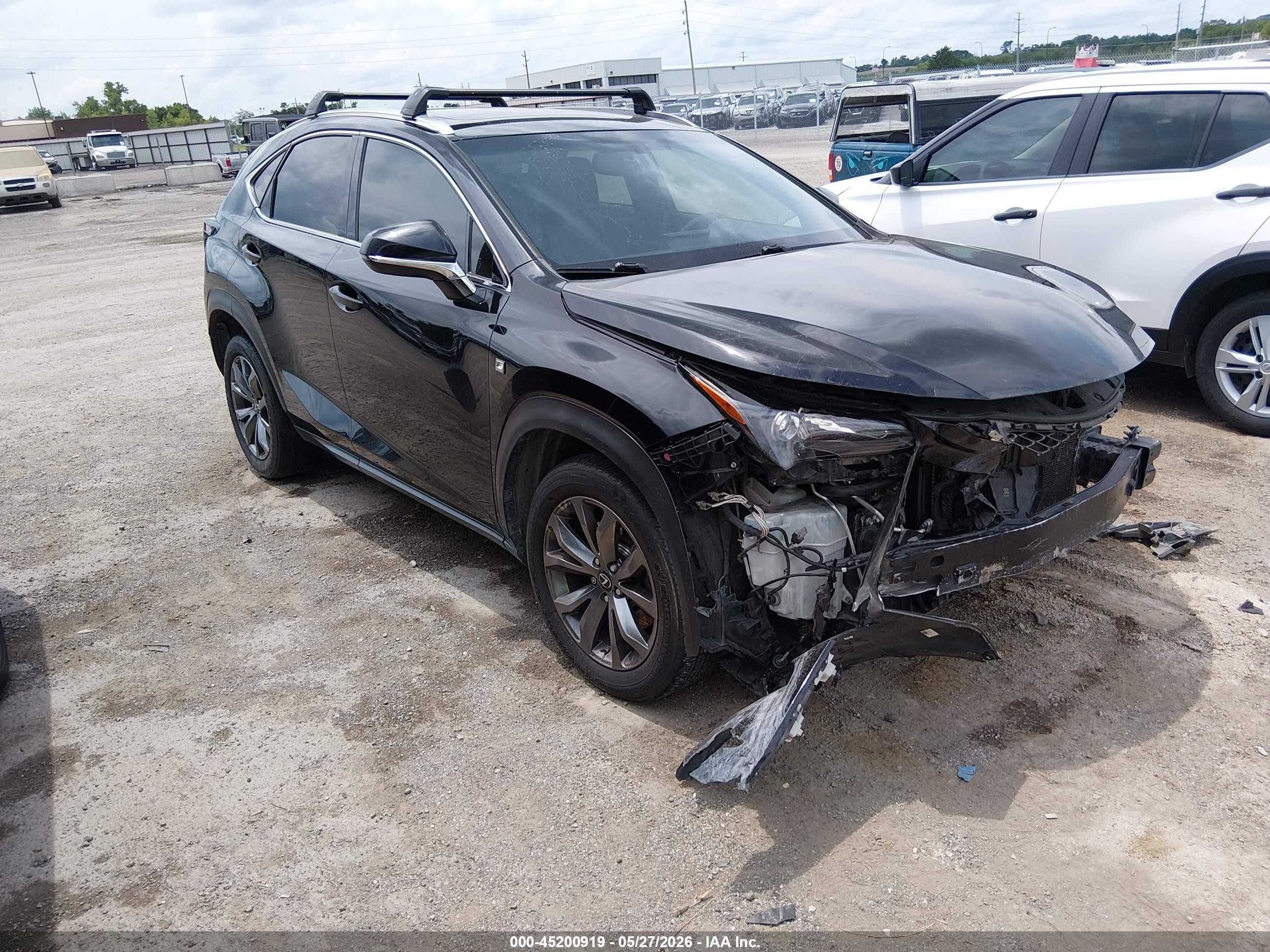 2017 Lexus NX 200t, VIN JTJBARBZ2H2101463 — Front end