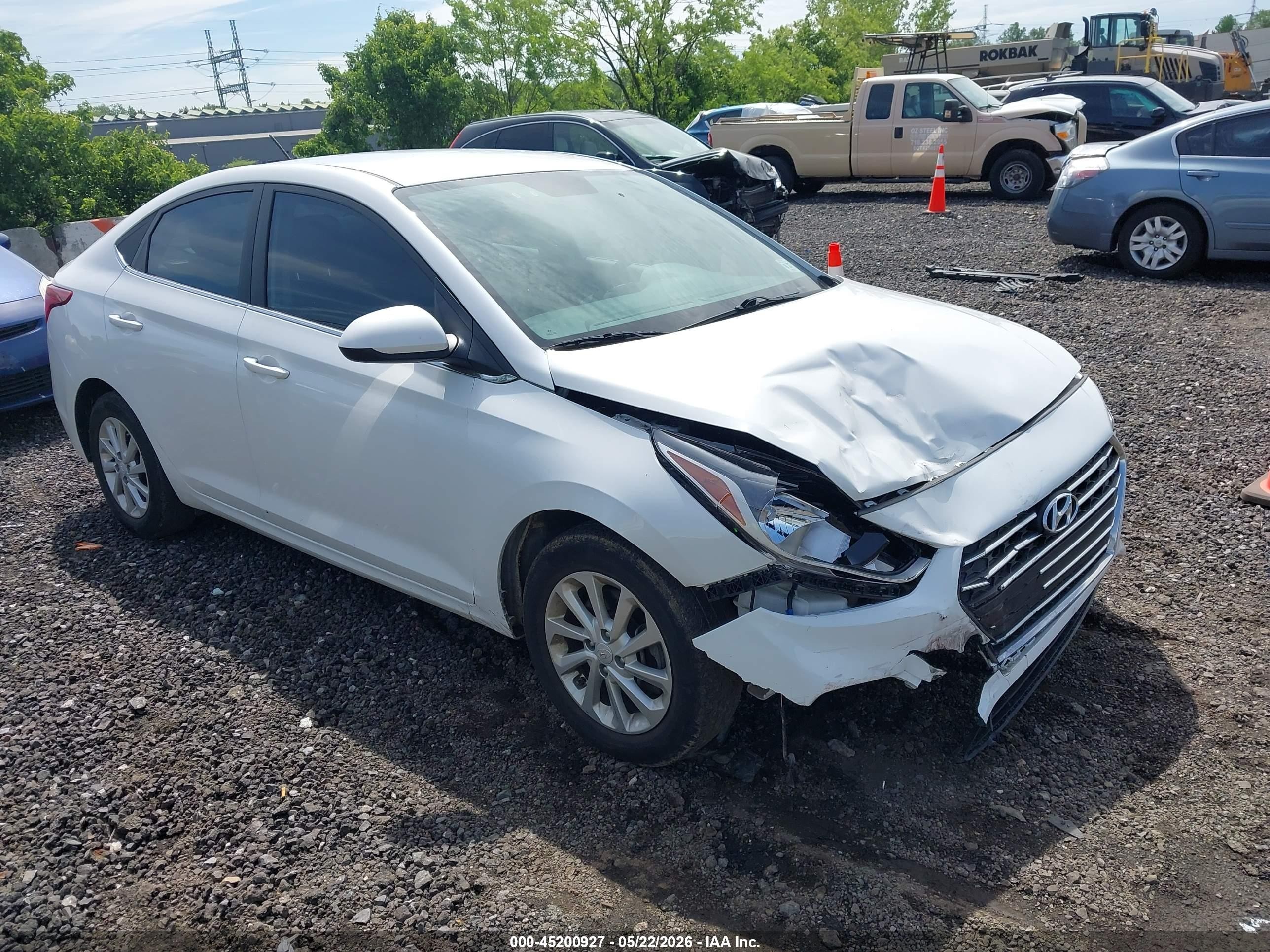 2022 Hyundai Accent SE, VIN 3KPC24A60NE168270 — Normal wear