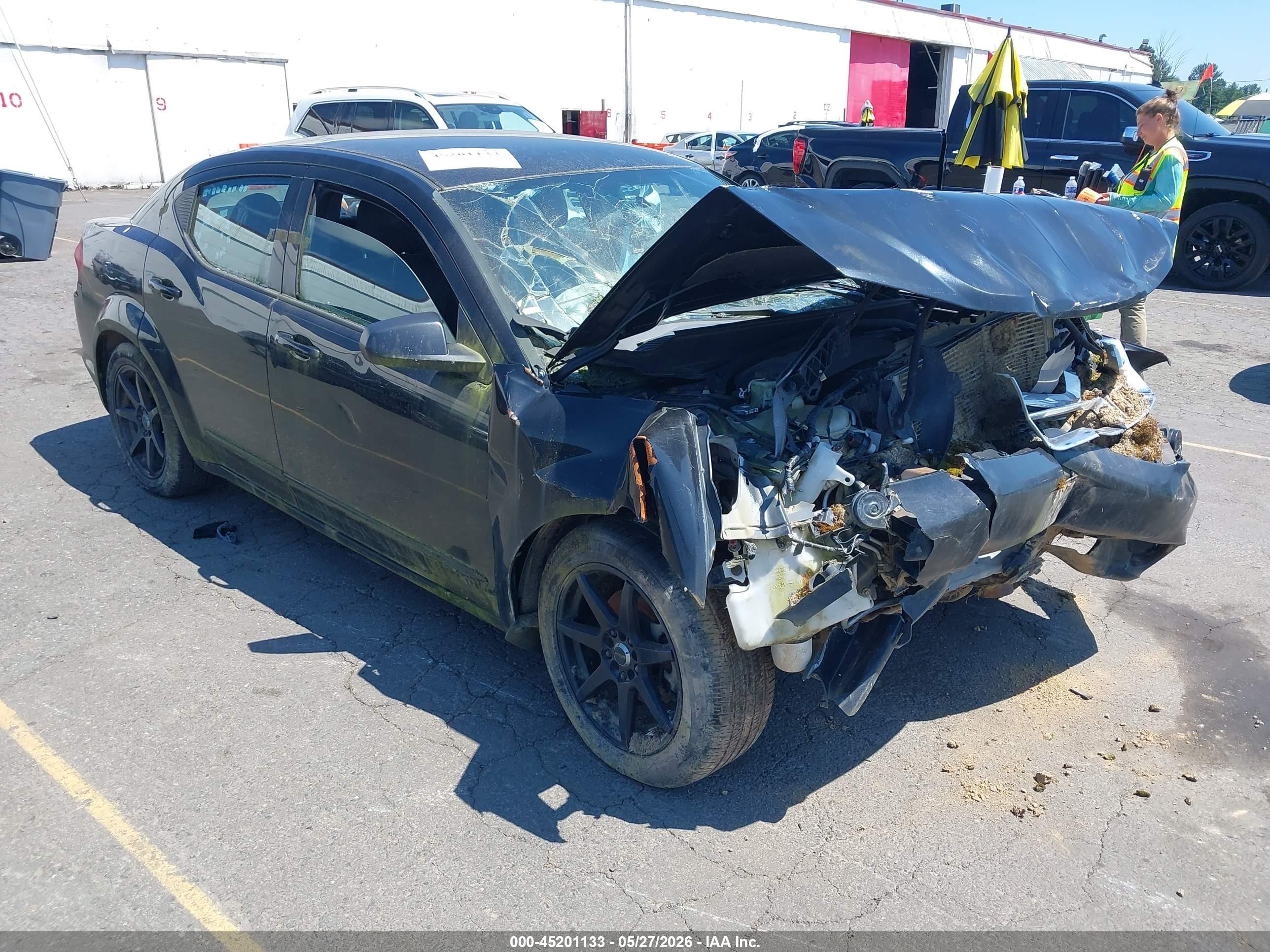 2012 Dodge Avenger SE V6, VIN 1C3CDZAG8CN309678 — Biohazard / chemical