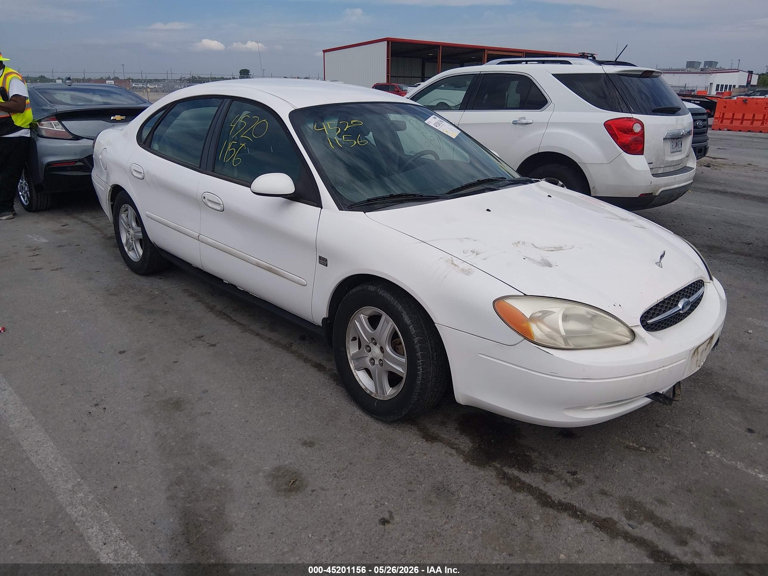 2000 Ford Taurus SEL, VIN 1FAFP56S4YA181384 — Not stated