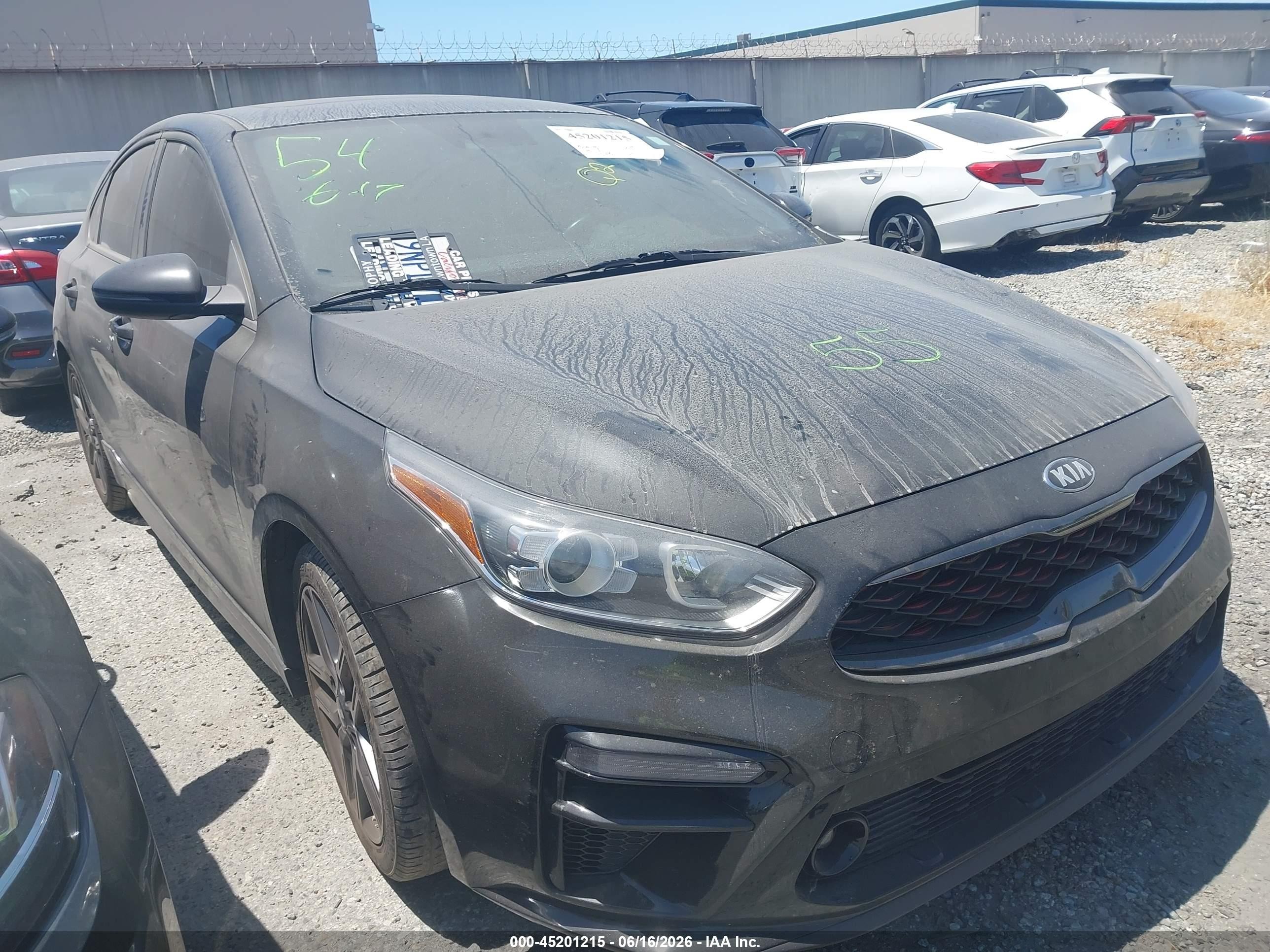 2021 Kia Forte GT-Line, VIN 3KPF34AD3ME351069 — Rear end