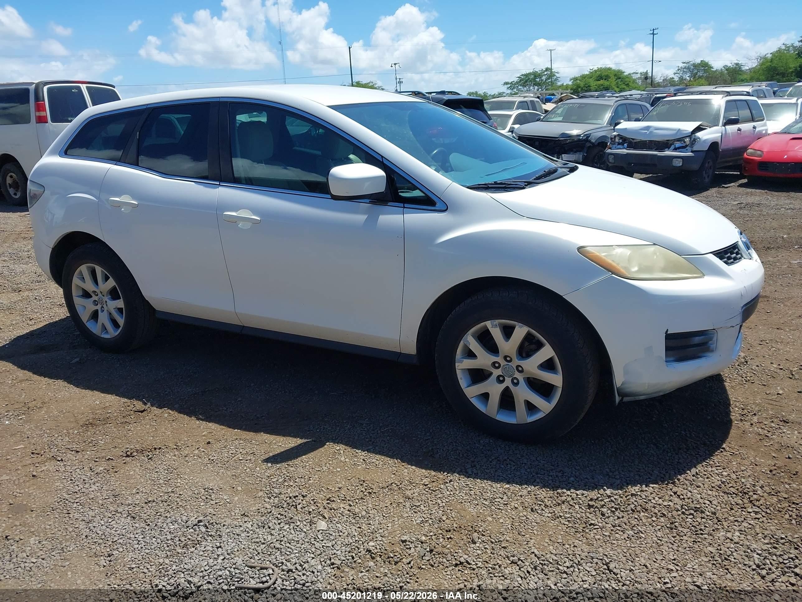 2007 Mazda CX-7 Sport, VIN JM3ER293570135979 — Rear end
