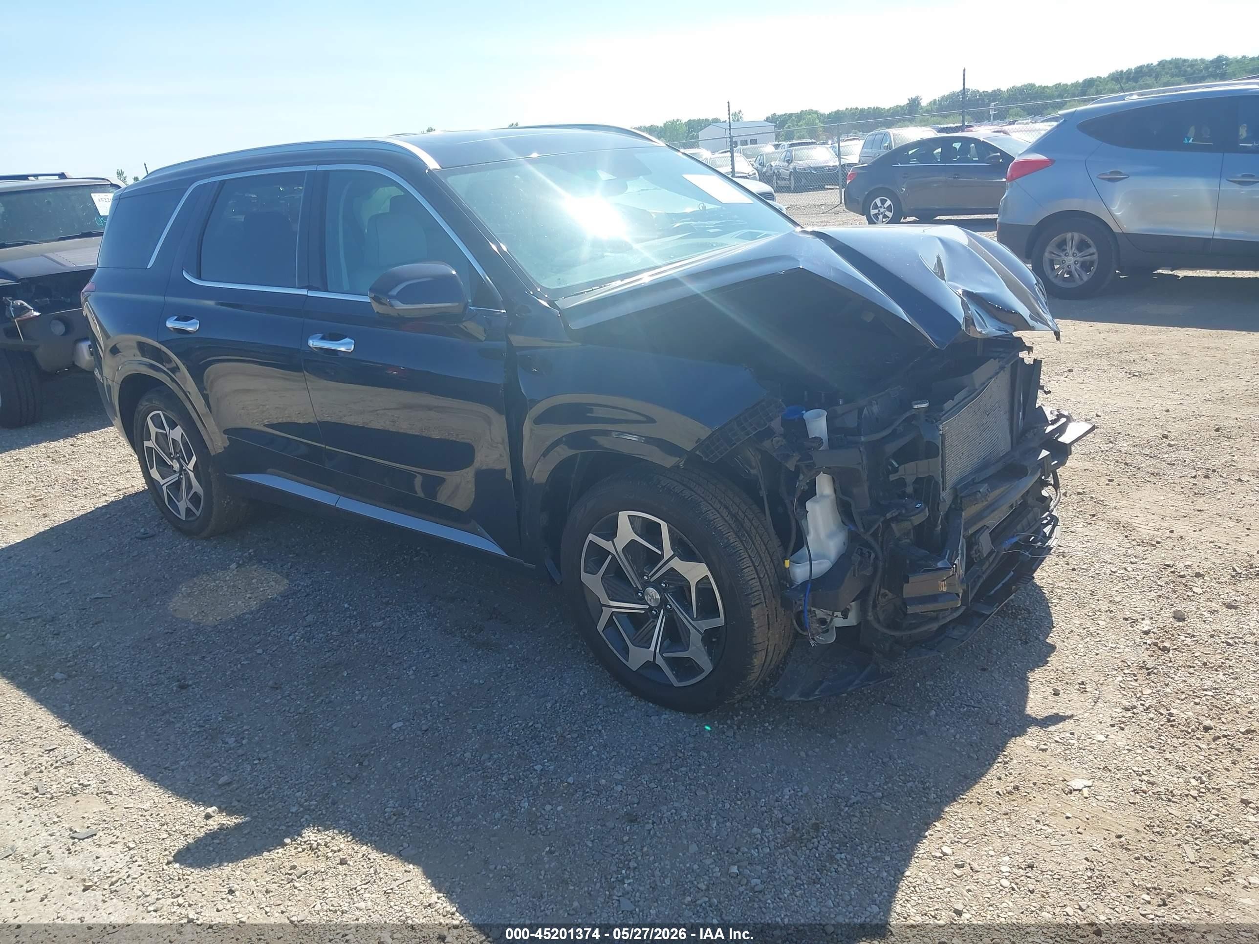 2022 Hyundai Palisade Calligraphy, VIN KM8R7DHE0NU366210 — Front end