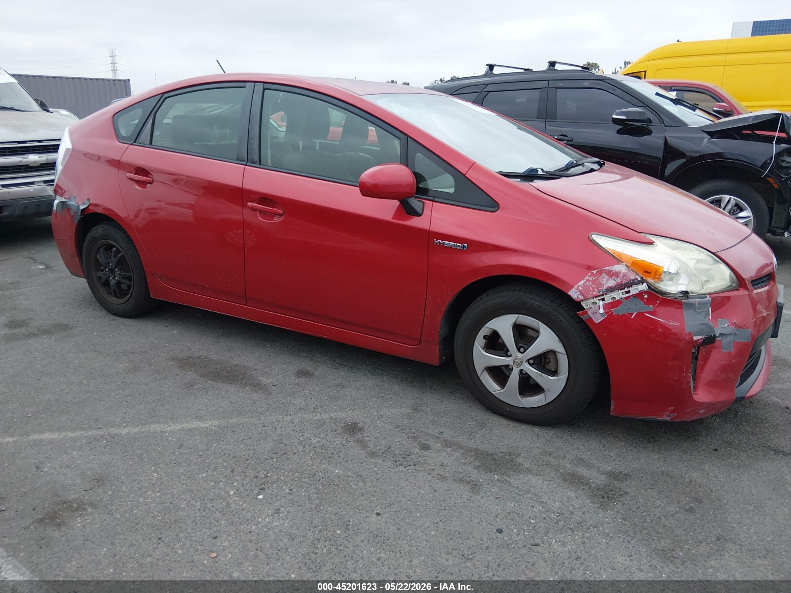 2015 Toyota Prius Four, VIN JTDKN3DU7F2003452 — Rear end