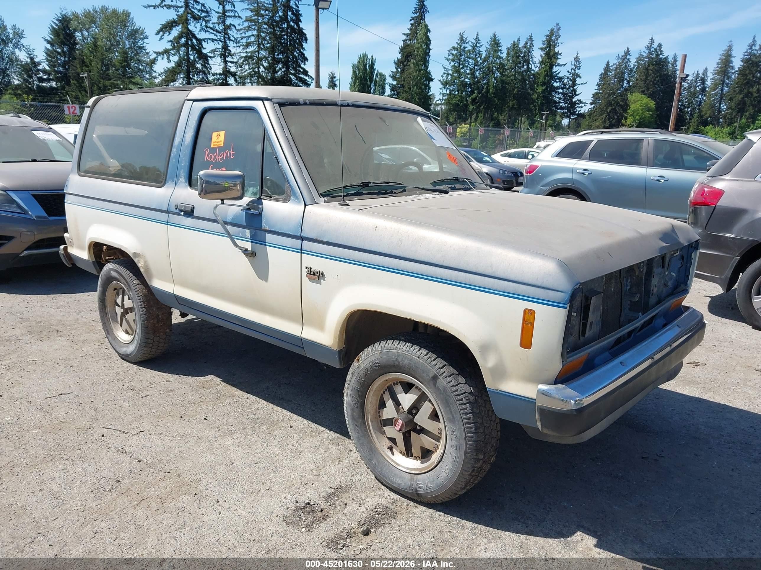 1988 Ford Bronco, VIN 1FMCU14T9JUA69335 — Normal wear