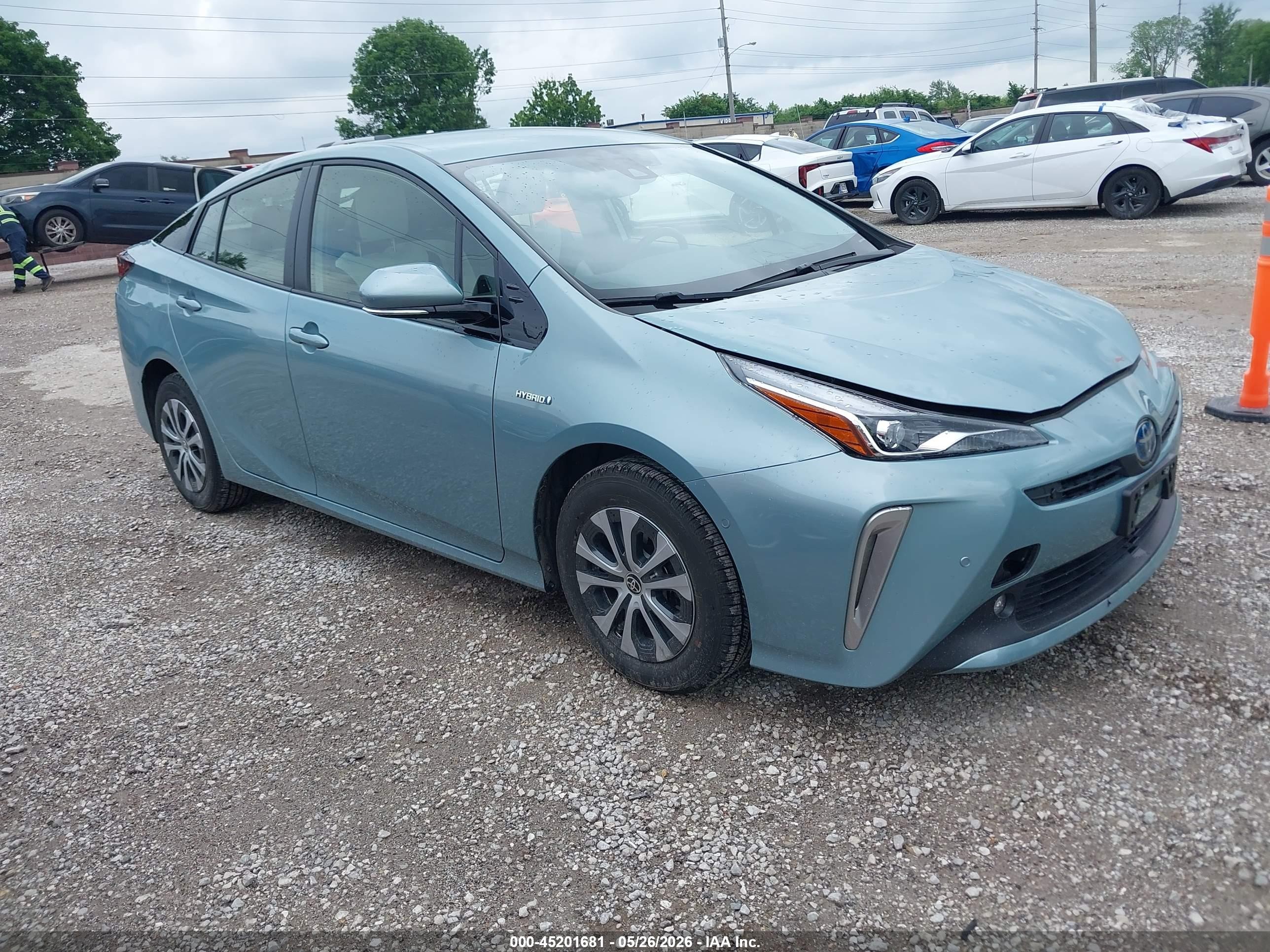 2020 Toyota Prius LE, VIN JTDL9RFU3L3019159 — Hail