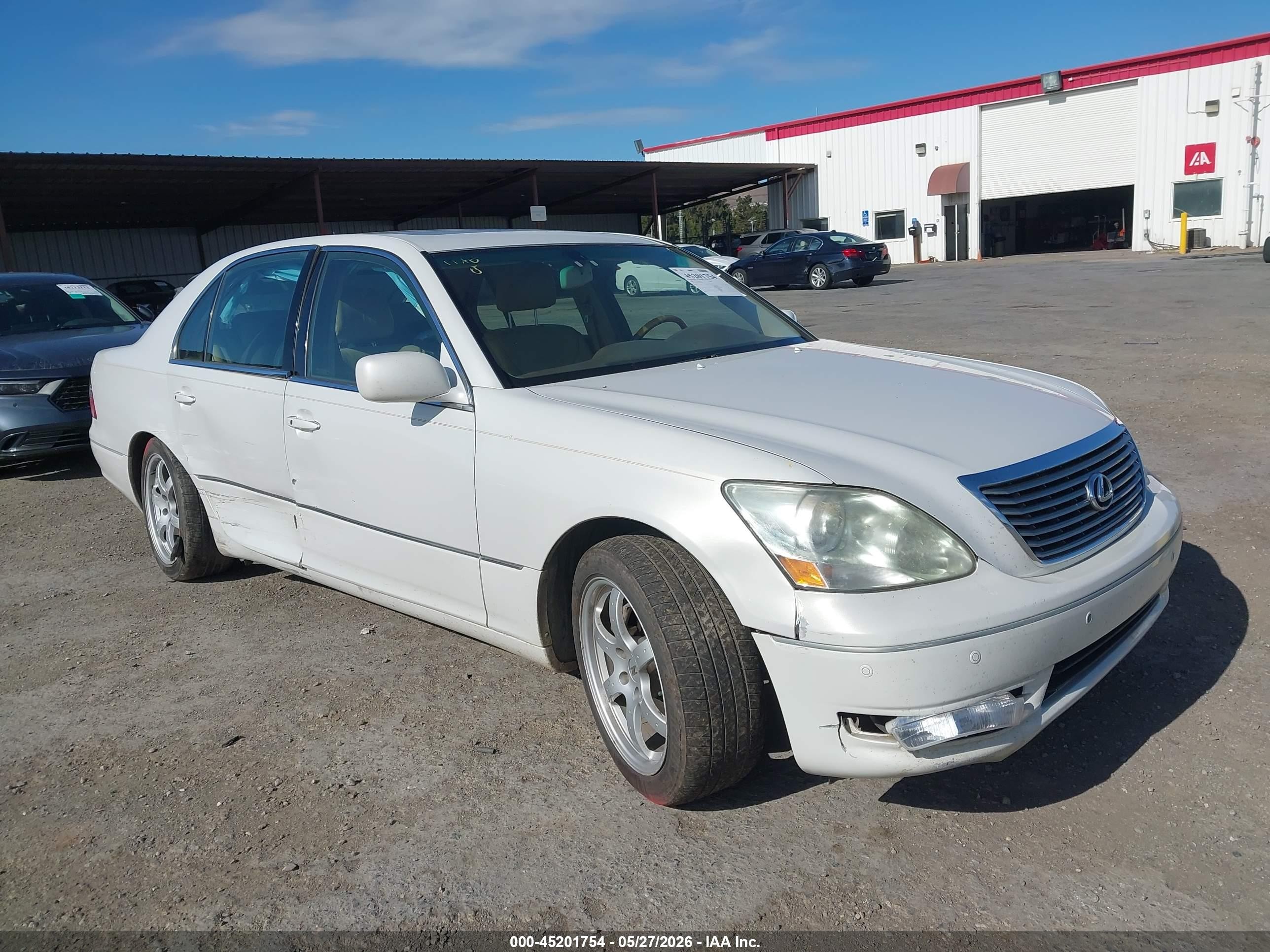 2004 Lexus LS 430, VIN JTHBN36F940146537 — Side