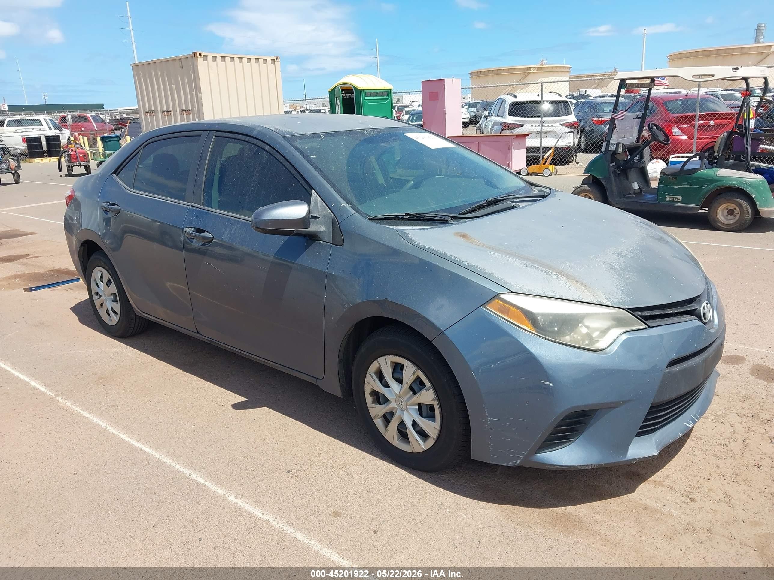 2014 Toyota Corolla S Plus, VIN 5YFBURHE3EP007393 — Water / flood