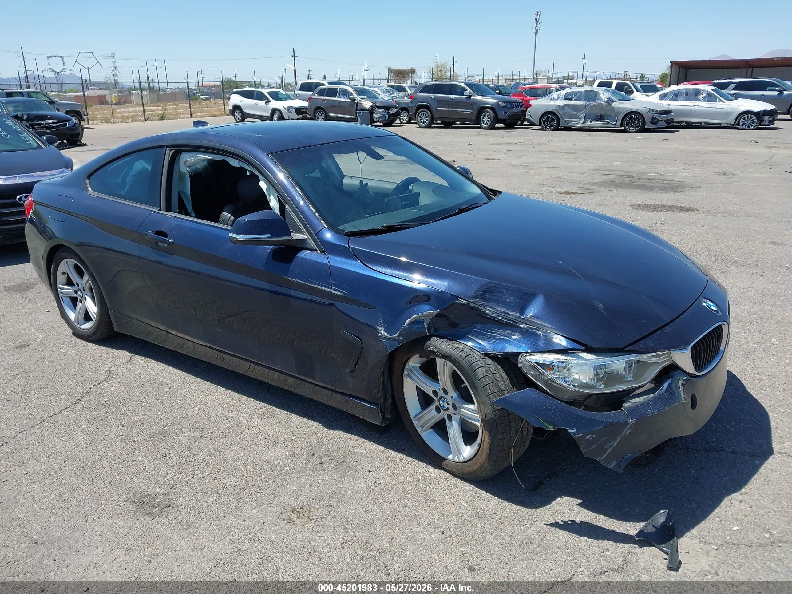 2015 BMW 4 Series 428i, VIN WBA3N7C57FK222477 — Front end