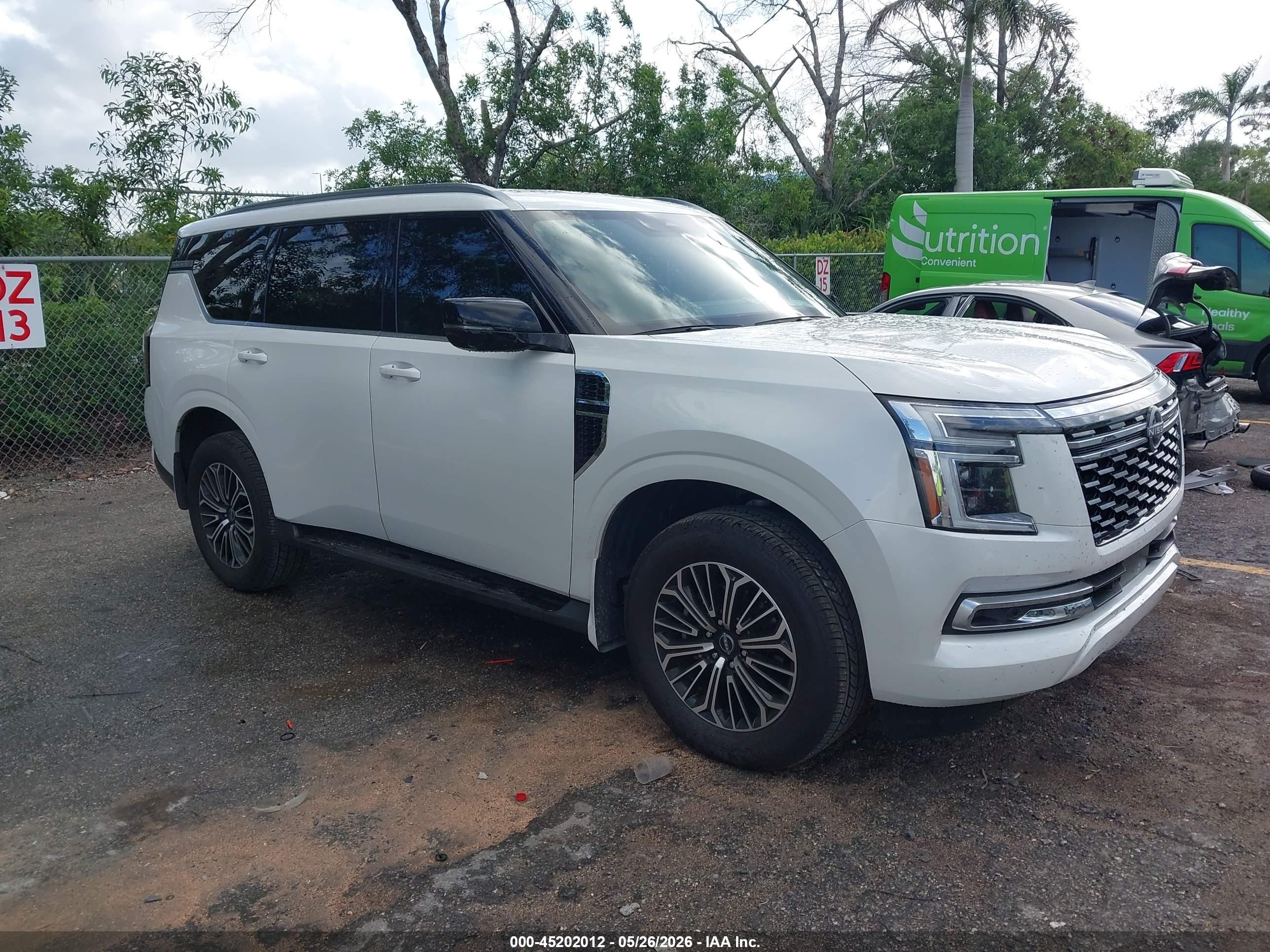 2025 Nissan Armada SL, VIN JN8AY3BA3S9000405 — Rear end