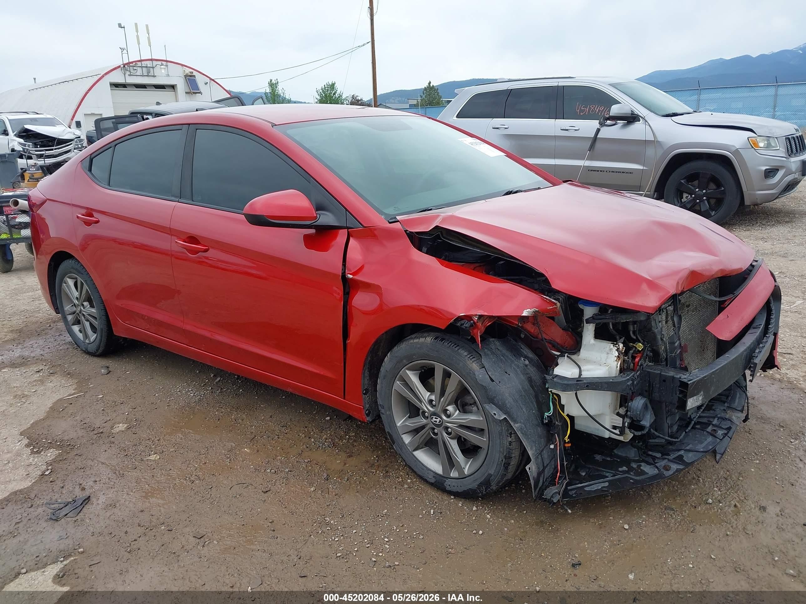 2018 Hyundai Elantra Value Edition, VIN 5NPD84LF9JH304238 — Front end
