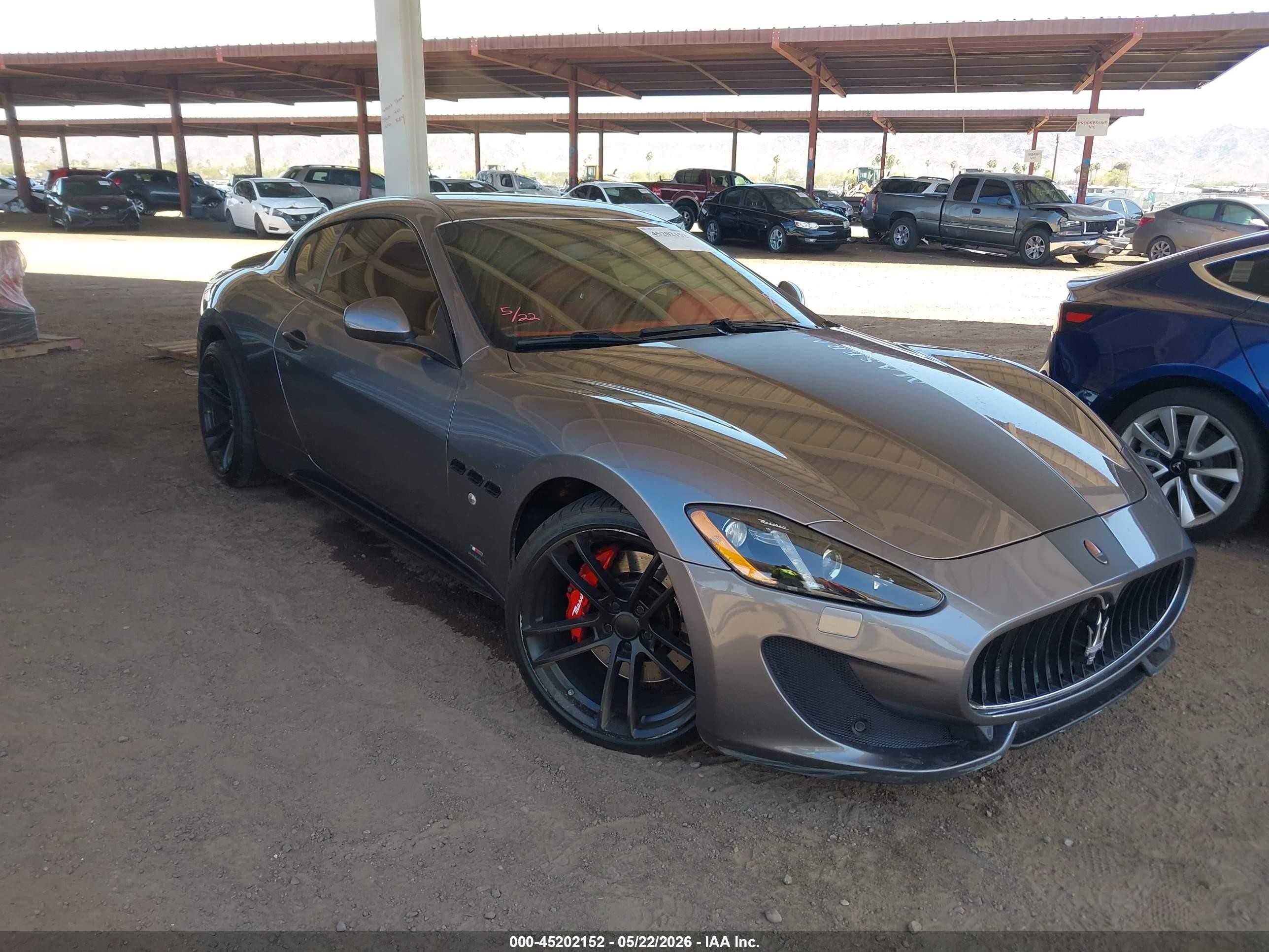 2016 Maserati GranTurismo MC, VIN ZAM45VLA2G0175134 — Auction photo 1 of 5