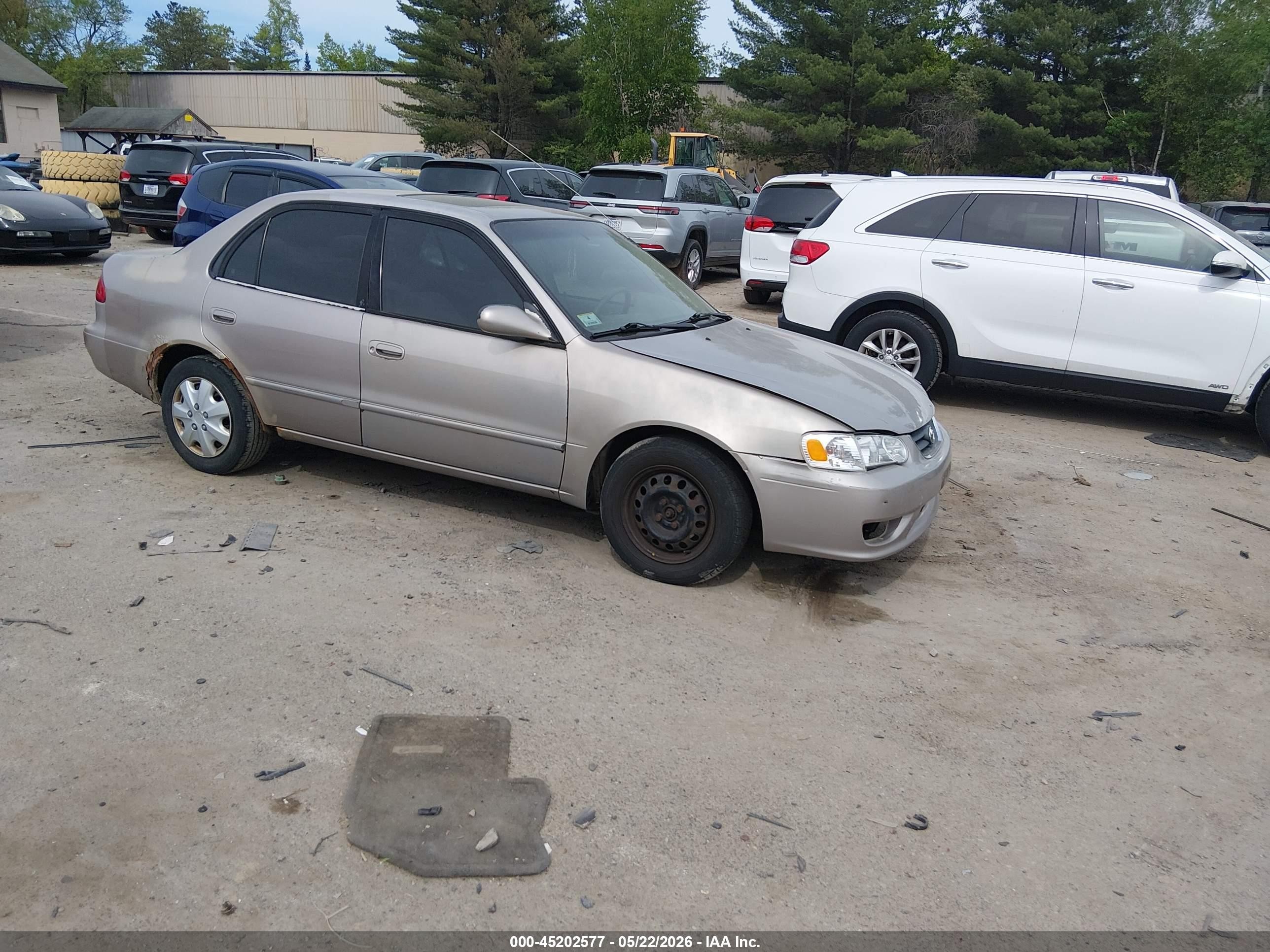 2001 Toyota Corolla CE, VIN 2T1BR12E51C472408 — Normal wear
