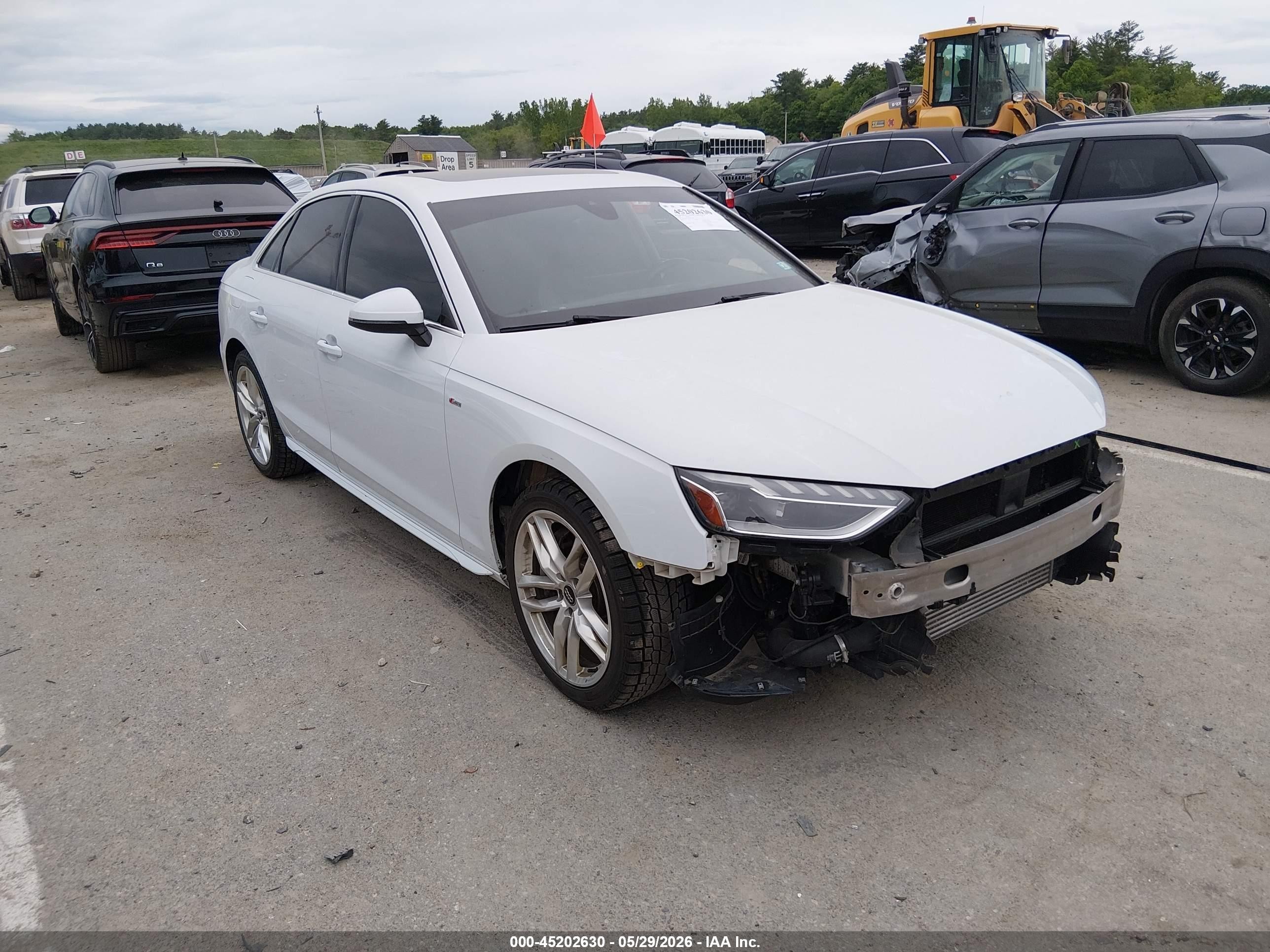 2020 Audi A4 Premium Plus, VIN WAUENAF48LN005538 — Front end