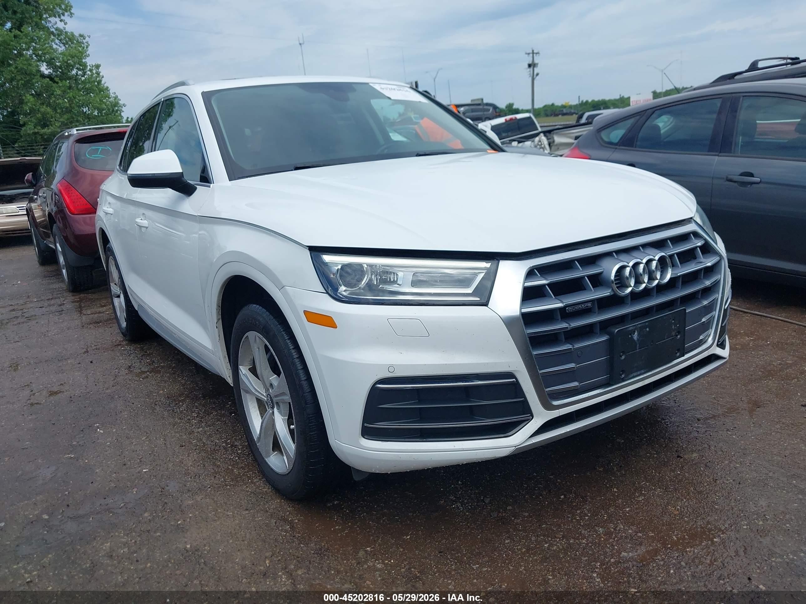 2020 Audi Q5 Premium, VIN WA1ANAFY7L2011363 — Hail