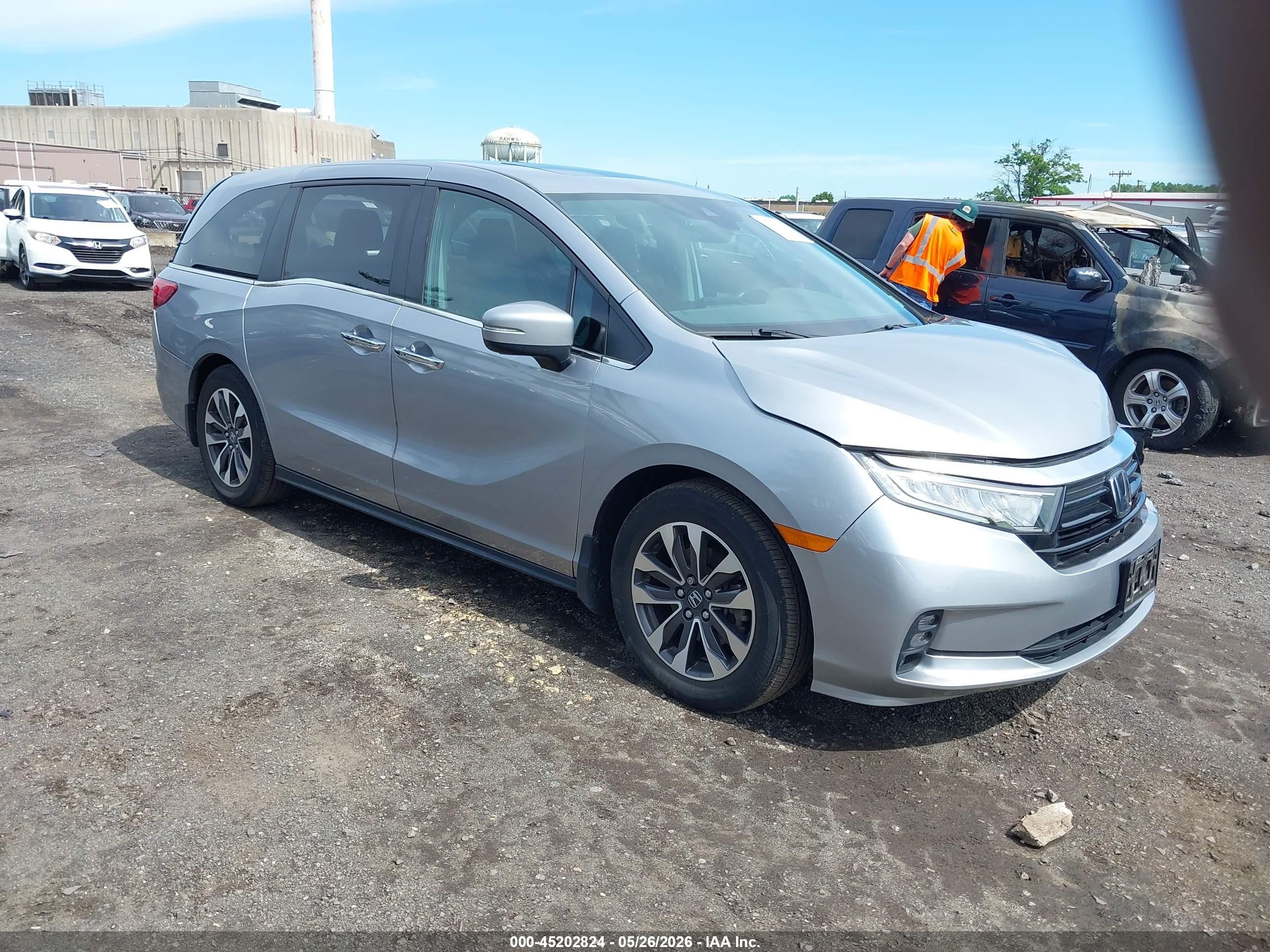 2023 Honda Odyssey EX-L, VIN 5FNRL6H6XPB071924 — Rear end