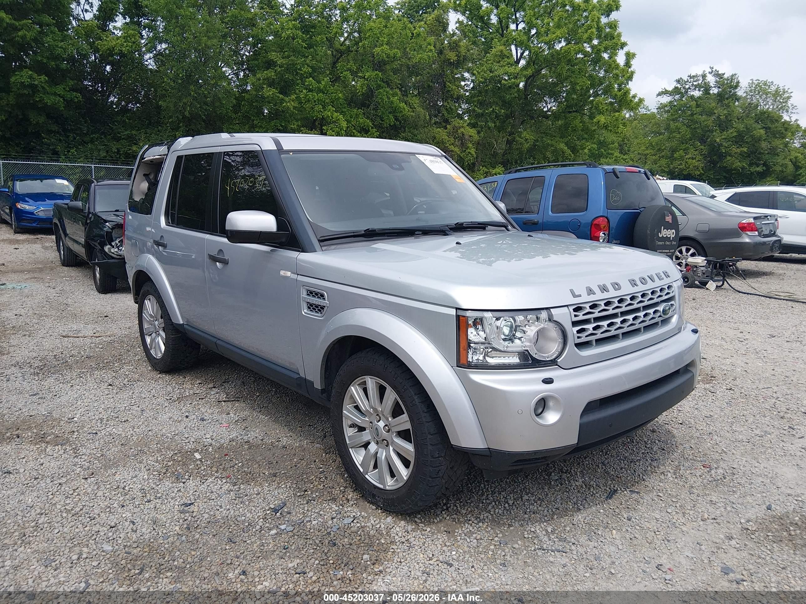 2012 Land Rover LR4 Lux, VIN SALAK2D48CA633991 — Roof
