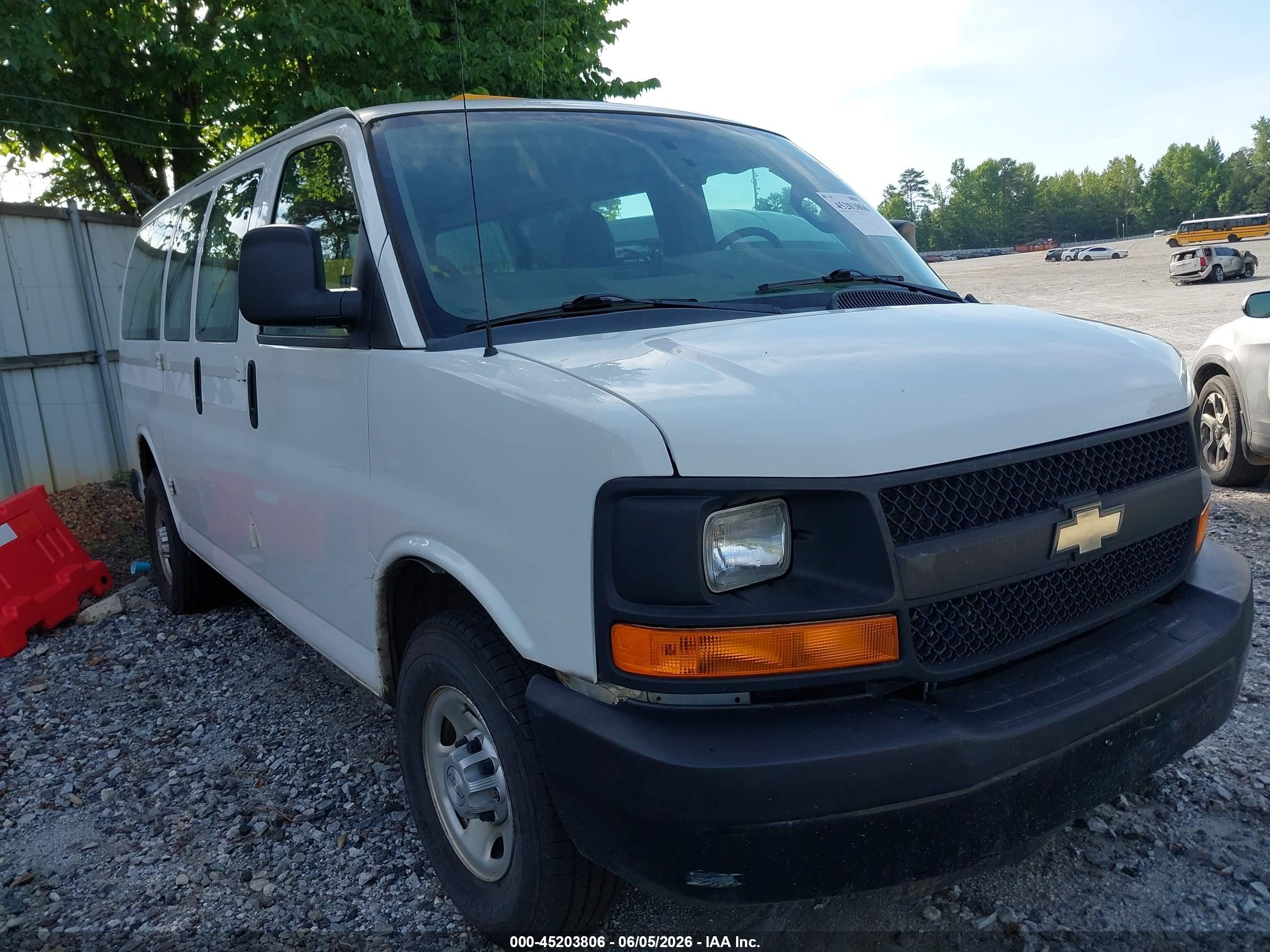 2016 Chevrolet Express 2500, VIN 1GCWGABF0G1138123 — Repossession