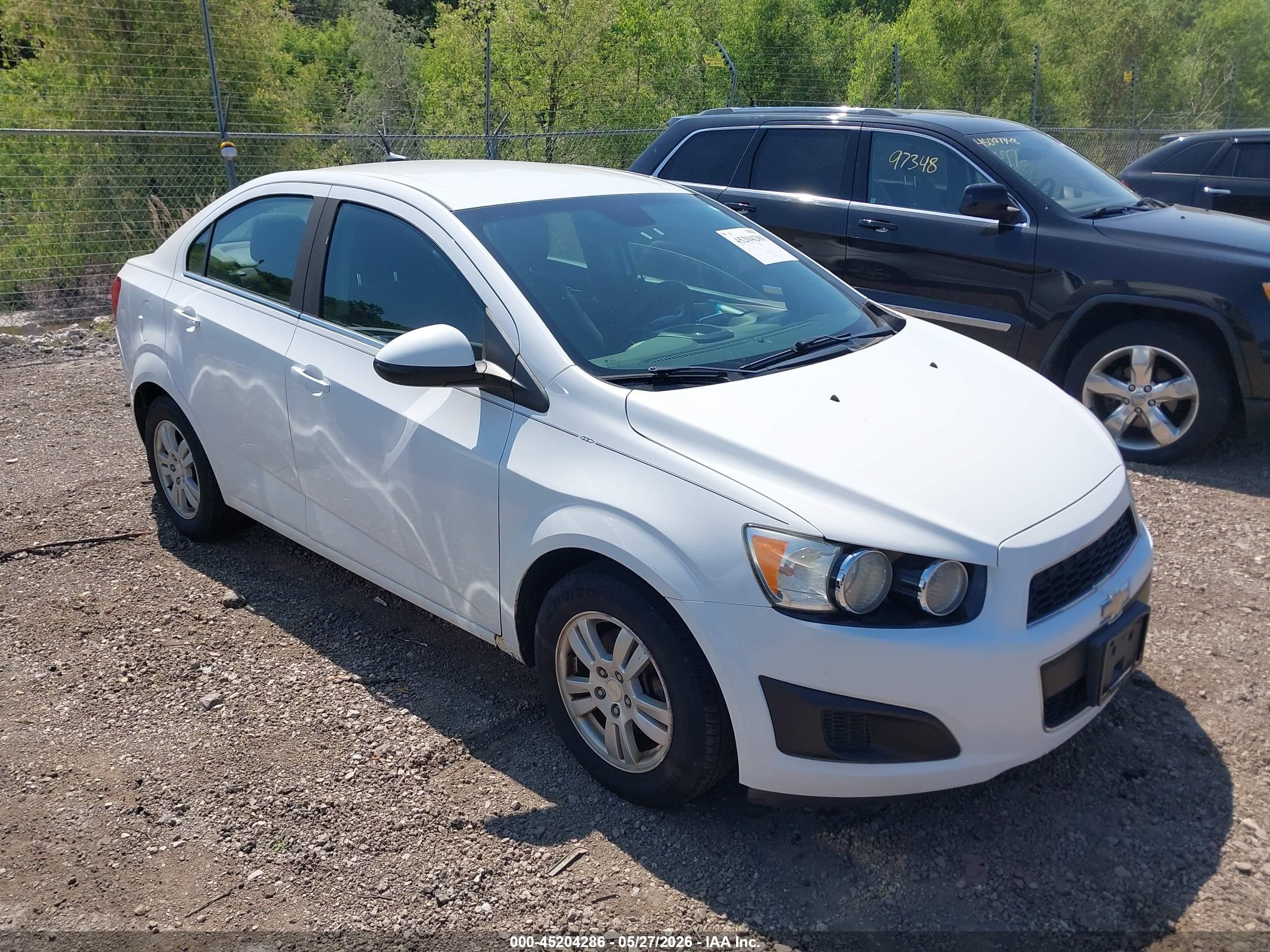 2013 Chevrolet Sonic LT, VIN 1G1JC5SG7D4207706 — Normal wear