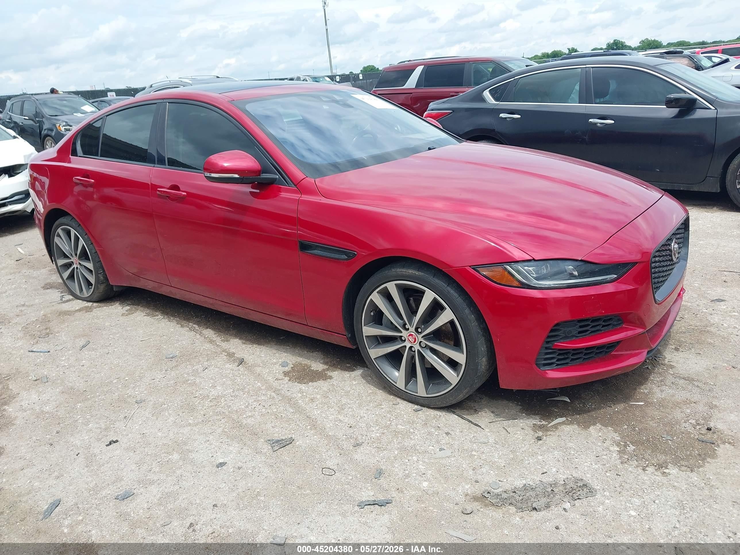 2020 Jaguar XE S, VIN SAJAE4FX4LCP63368 — Rear end